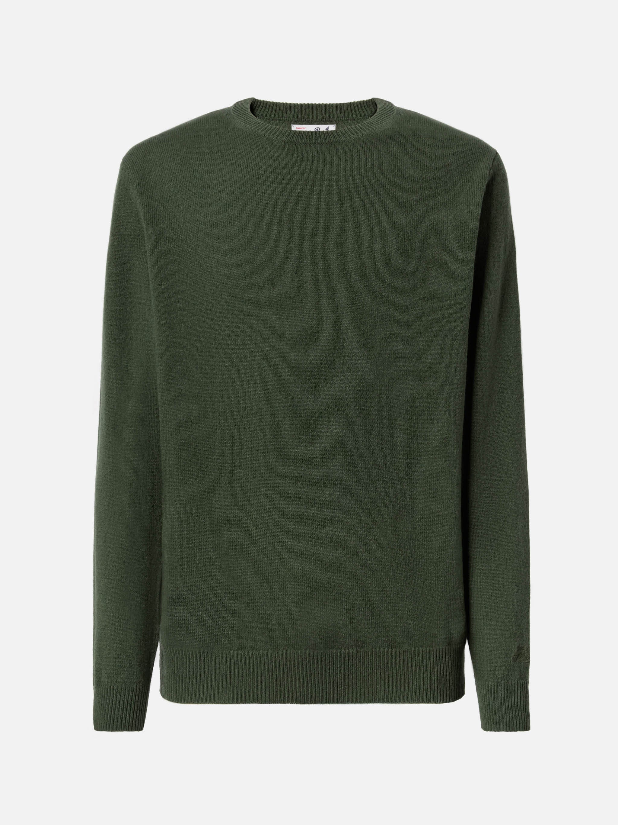 mc2-saint-barth-maglione-regent-in-100-lambswool-verde-militare image 5