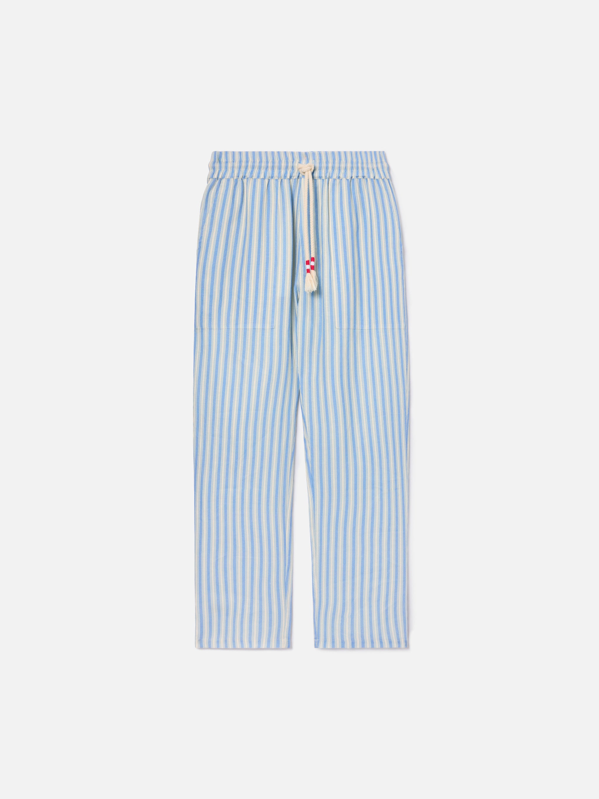 mc2-saint-barth-calais-pantalone-lungo-uomo-lino-righe-panna-azzurro image 4