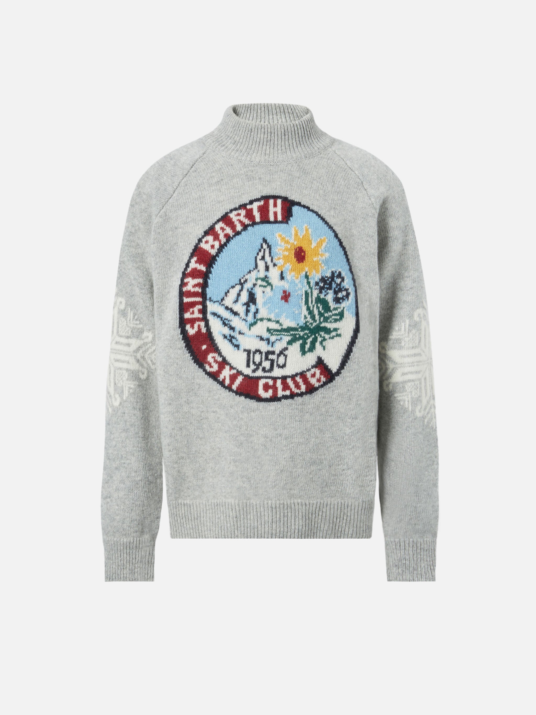 mc2-saint-barth-davos-dolcevita-in-misto-cashmere-con-jacquard-cervino-grigio image 1