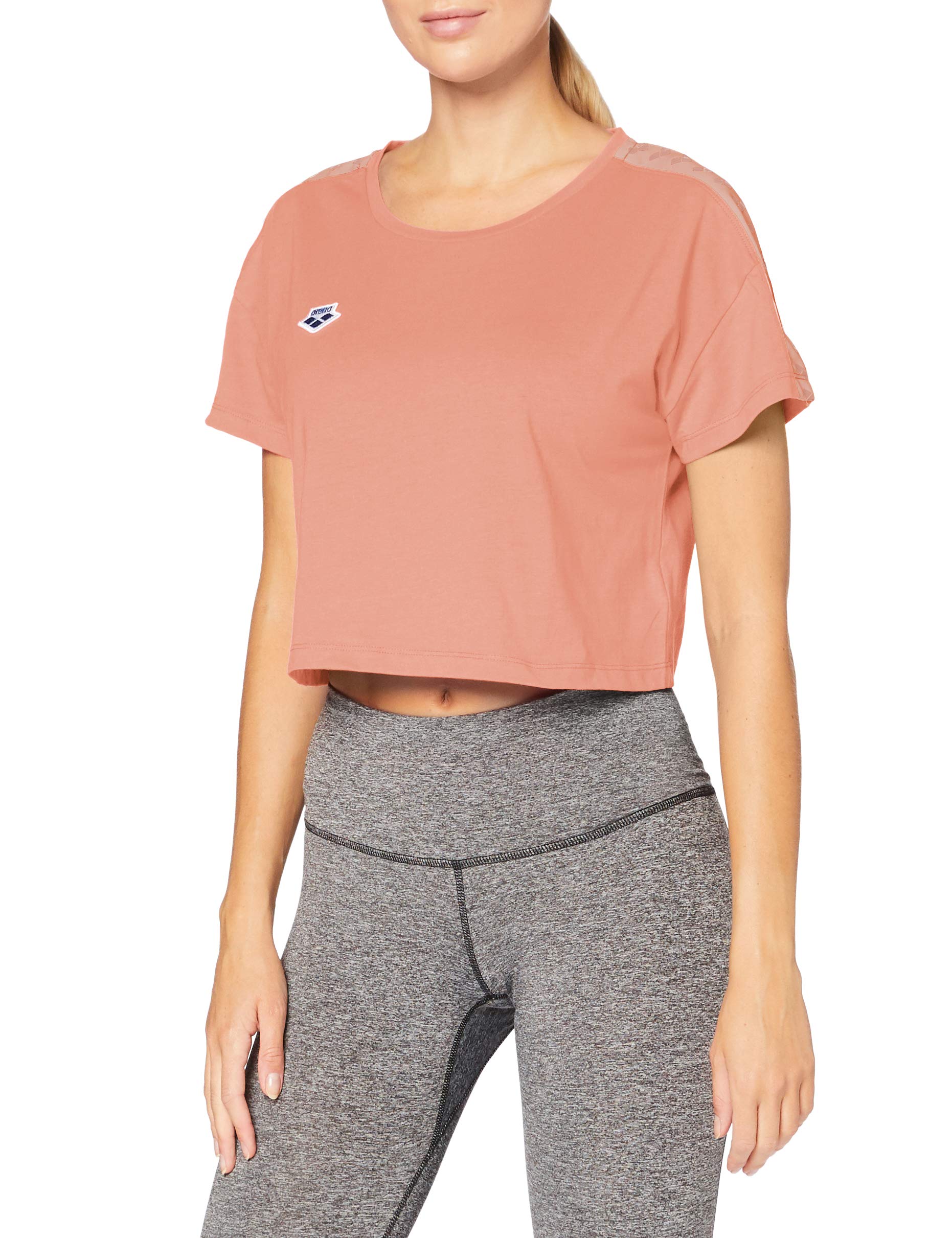 arena-corinne-team-t-shirt-donna-oversize-triple-powder-pink image 1