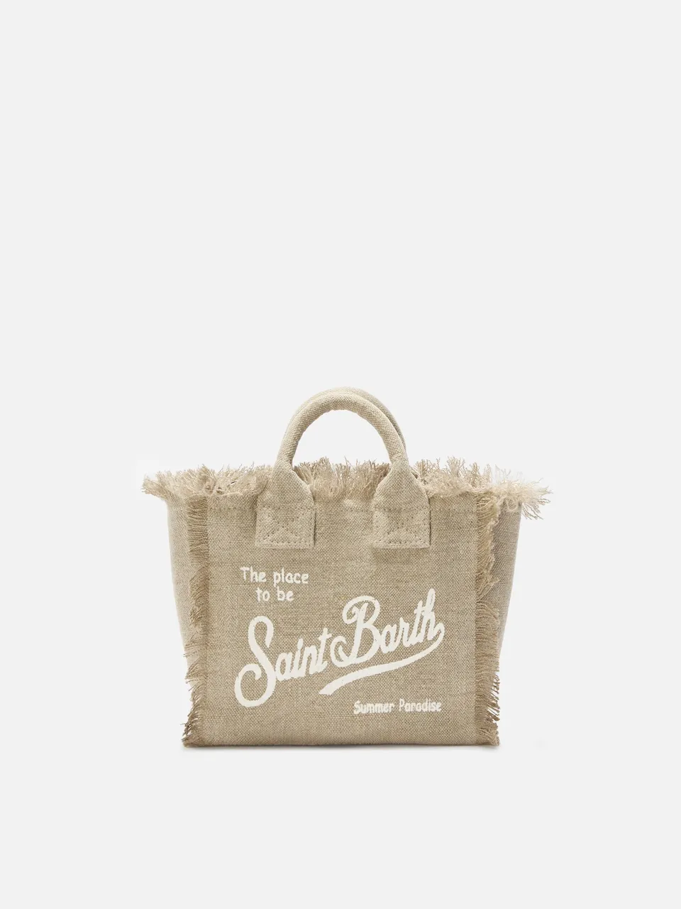 mc2-saint-barth-vanity-mini-borsa-mini-donna-in-lino-beige-tinta-unita-con-traco image 1