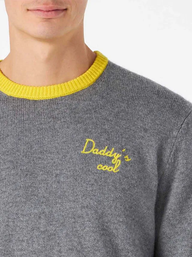 mc2-saint-barth-maglione-heron-girocollo-in-misto-cashmere-con-ricamo-daddy-s-co image 1