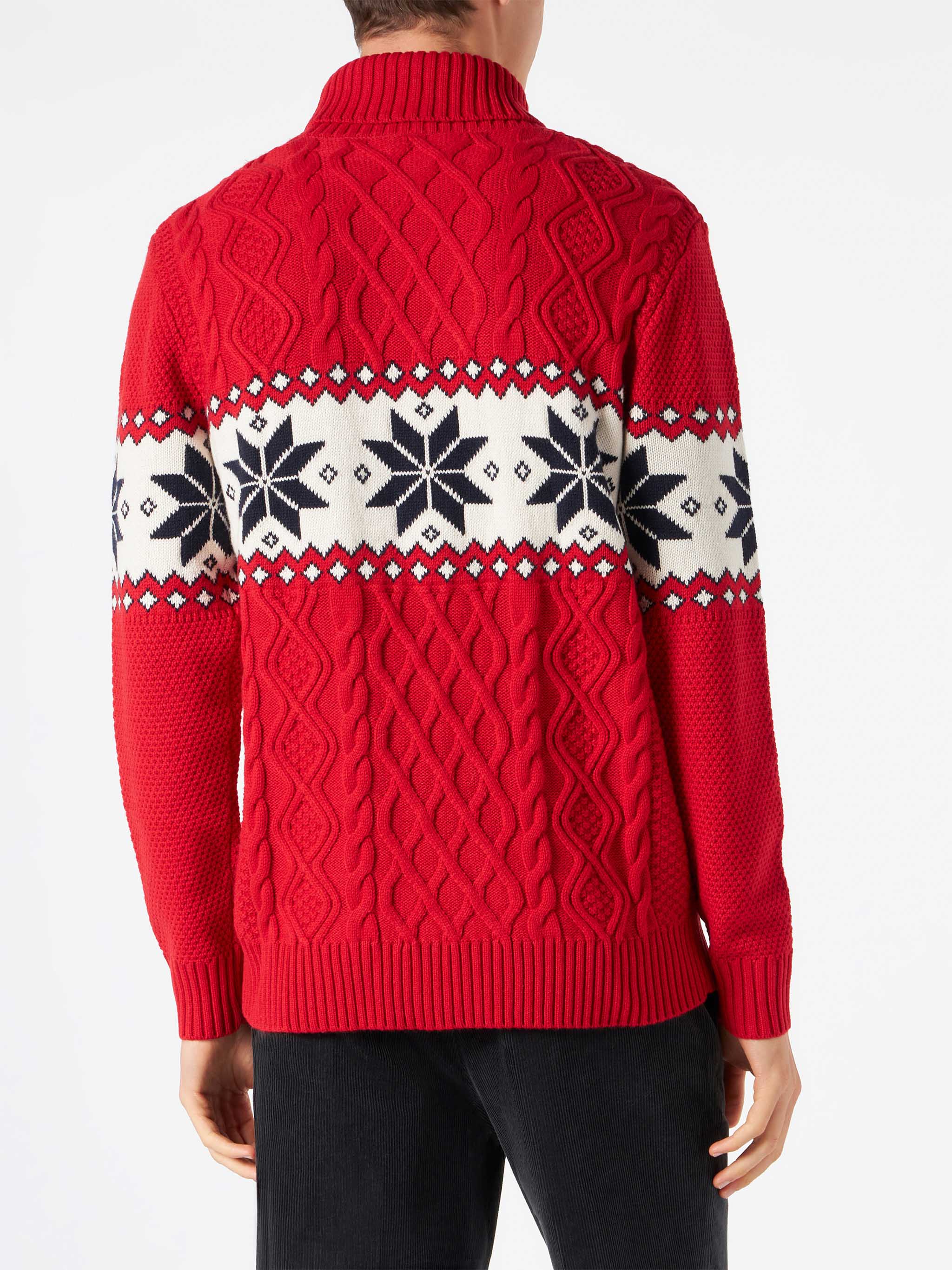 mc2-saint-barth-maglione-mezzo-collo-alto-cortina-rosso-uomo image 3