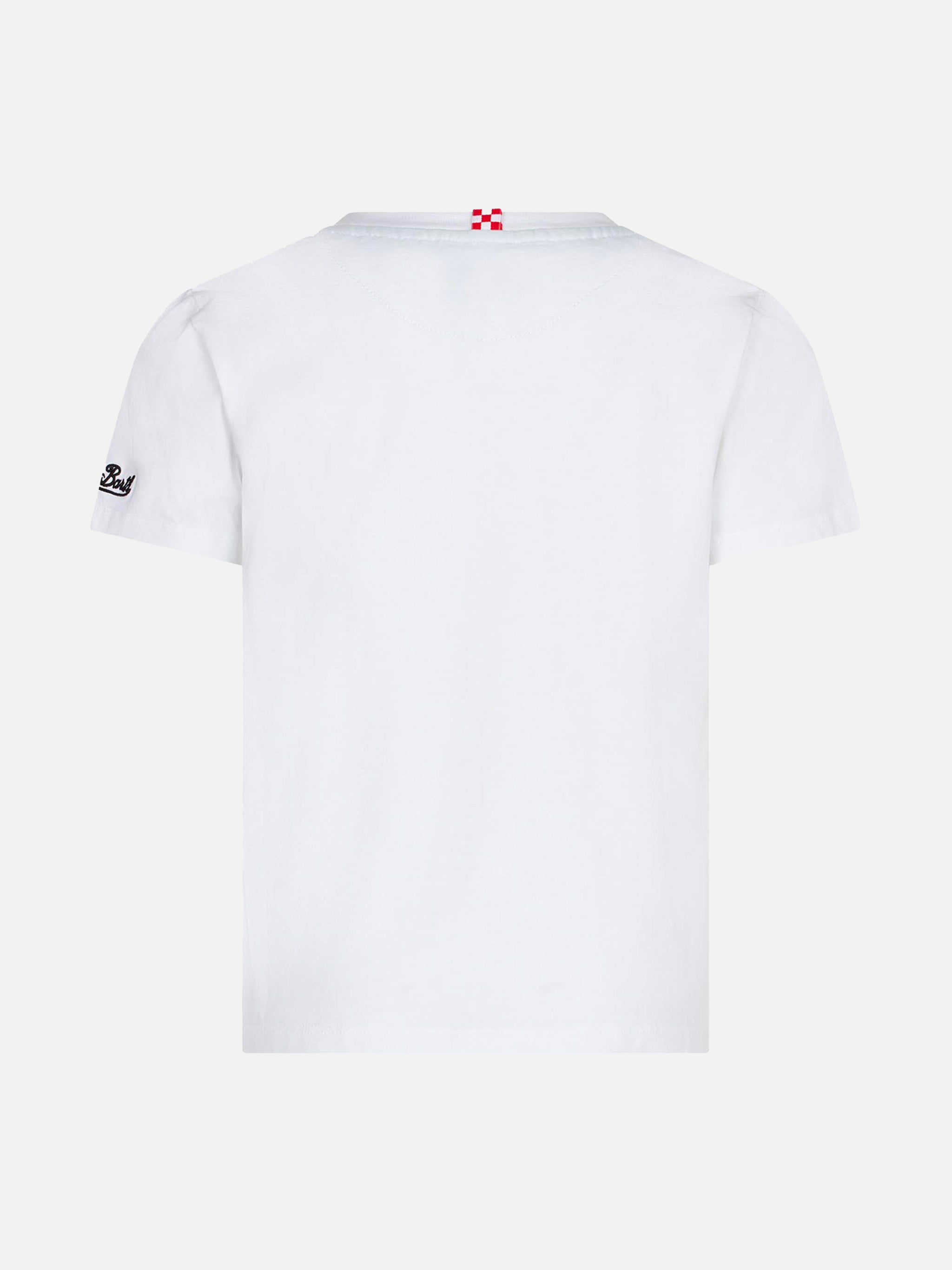 mc2-saint-barth-t-shirt-bambino-cotone-bianca-con-taschino-stampa-bandana-verde image 3