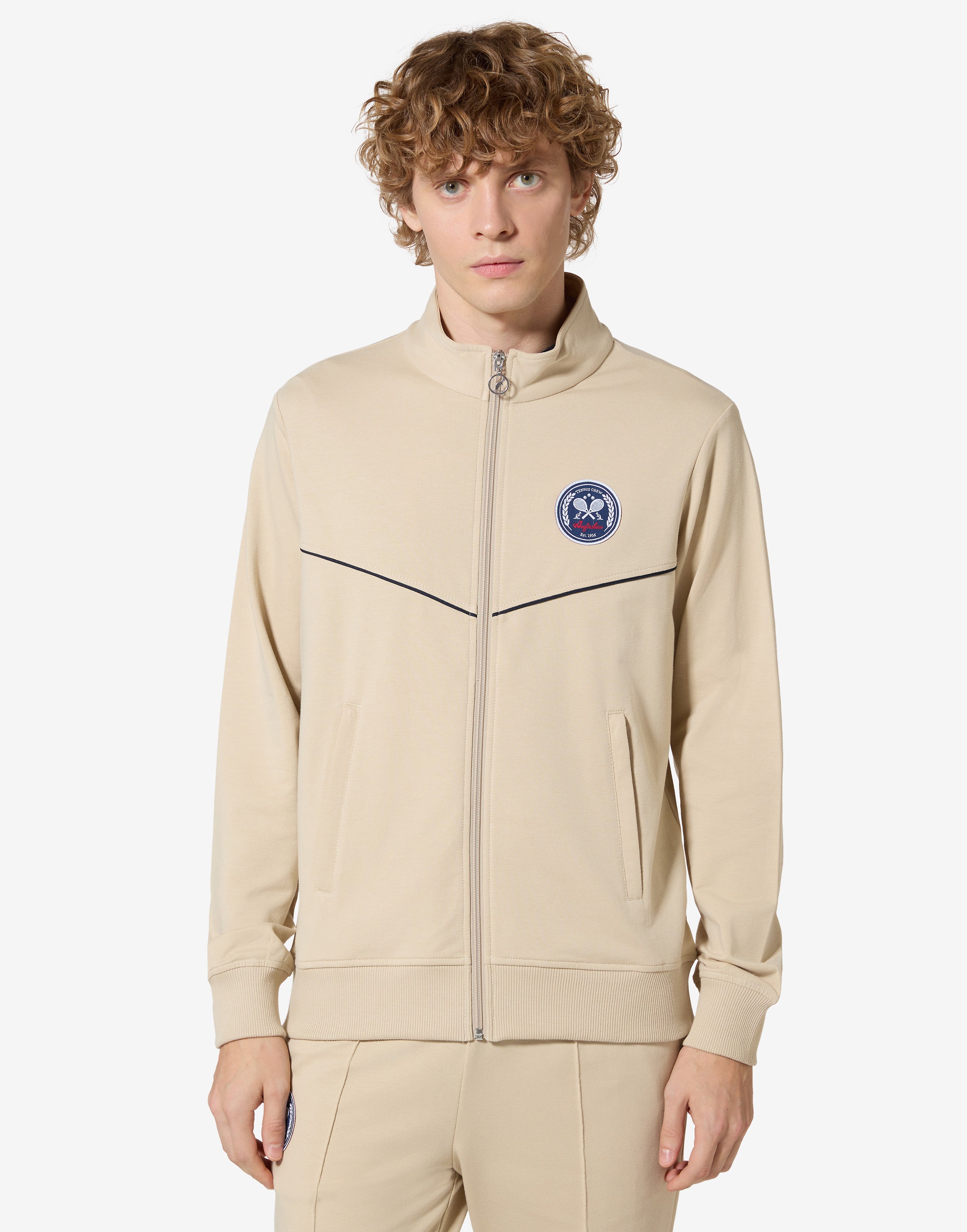 australian-legend-track-jacket-giacca-felpa-sabbia image 1