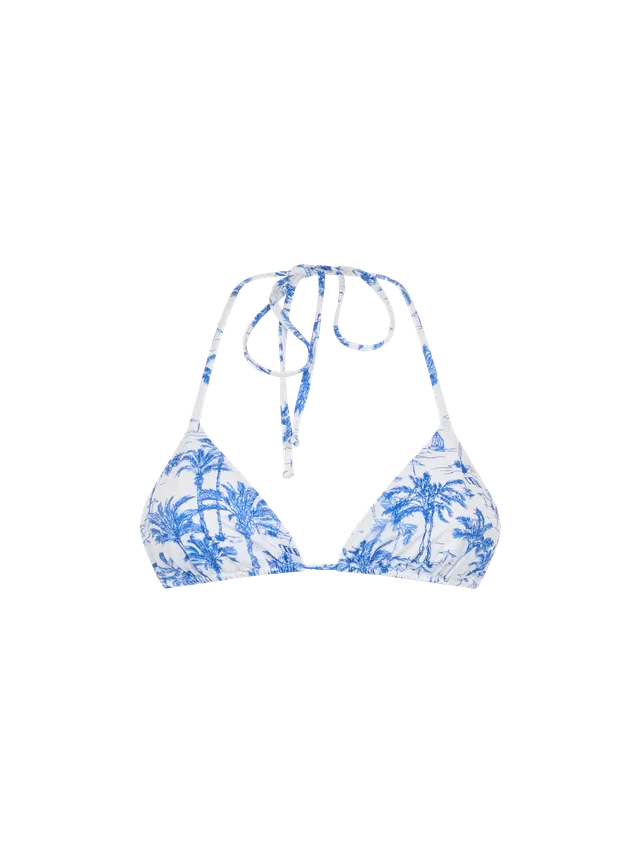 top-bikini-mc2-saint-barth-leah-triangolo-con-stampa-toile-de-jouy image 1
