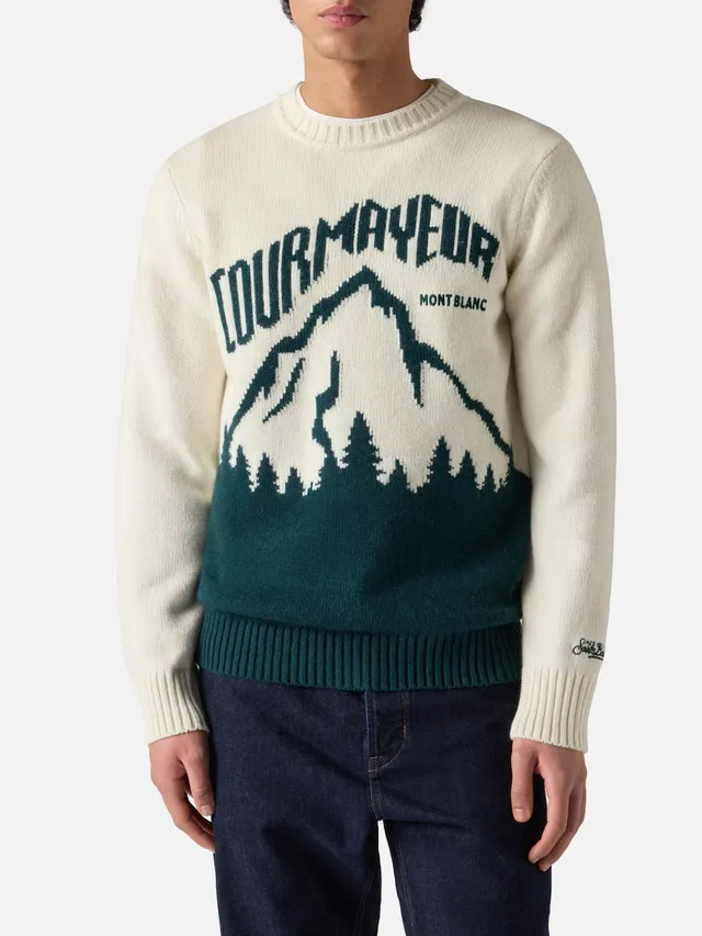 mc2-saint-barth-girocollo-bombardino-light-bianco-in-misto-cashmere-con-jacquard image 1