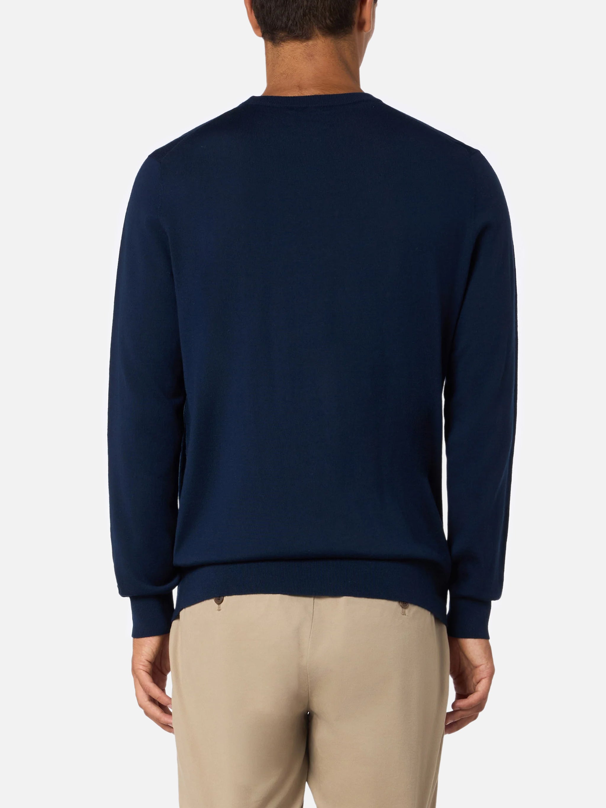 mc2-saint-barth-maglione-regent-girocollo-100-lana-merino-blu-navy-uomo image 4