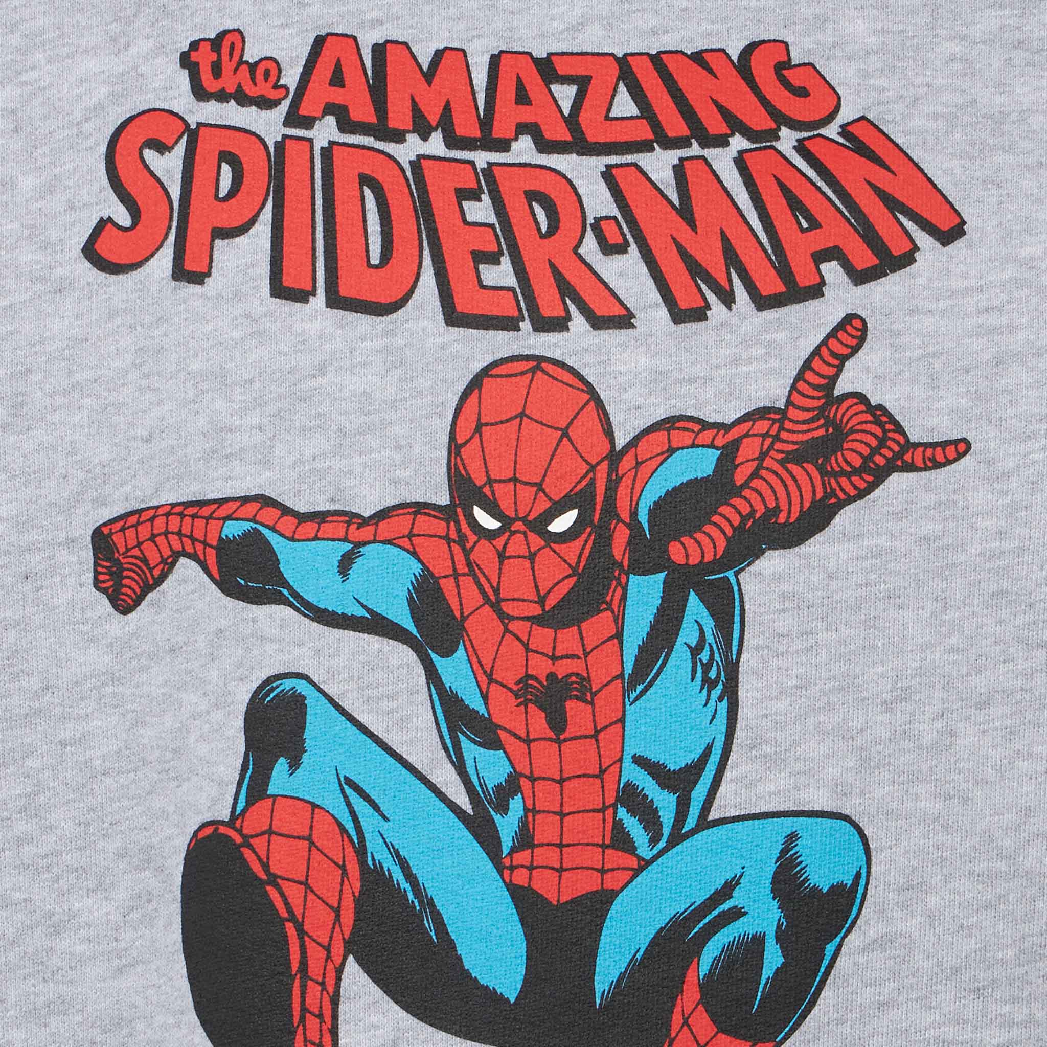 mc2-saint-barth-hutton-felpa-bambino-grigia-stampa-spiderman-special-edition-mar image 2