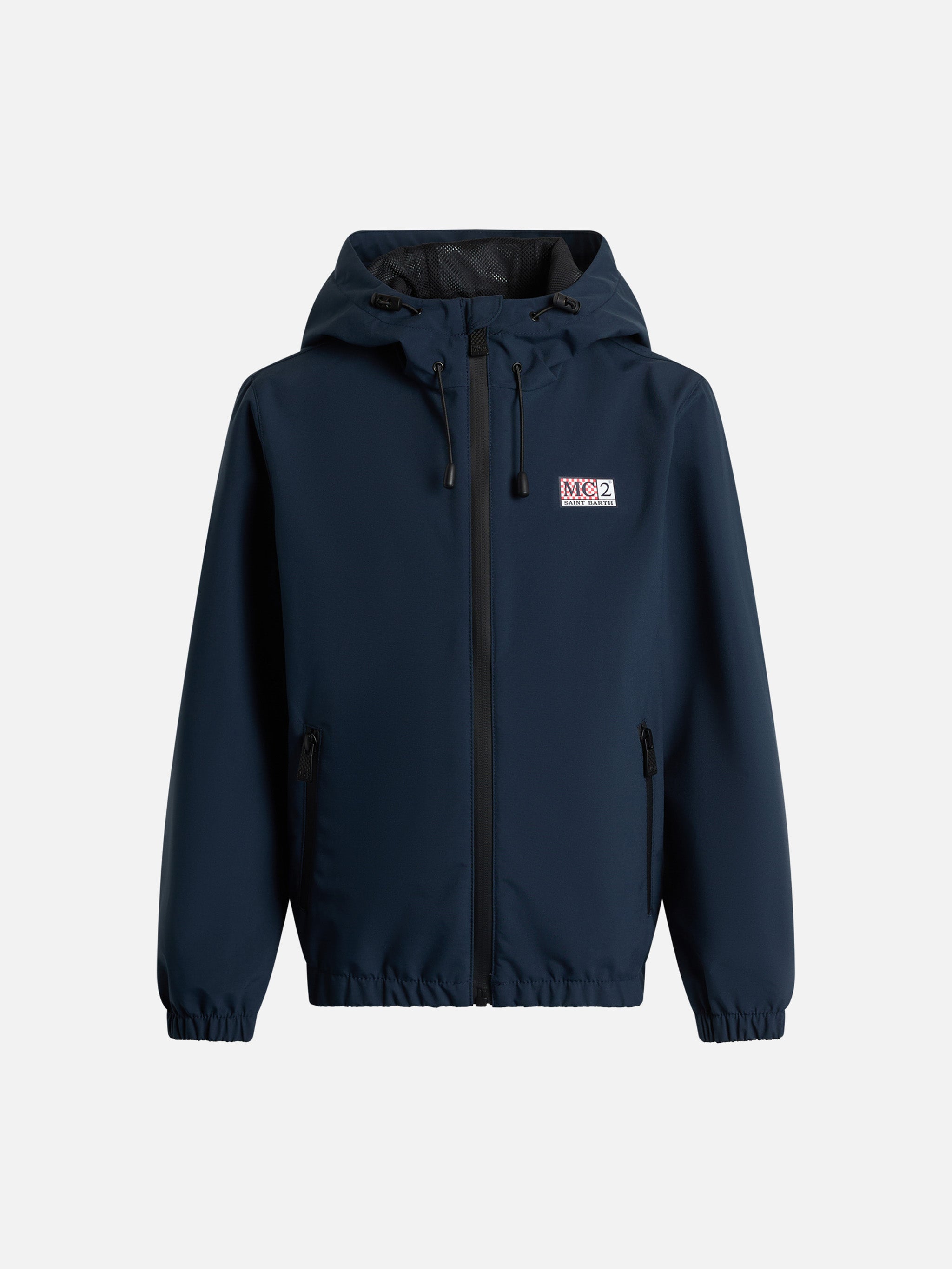 mc2-saint-barth-kauris-jr-giacca-a-vento-bambino-snoopy-peanuts-blu-navy image 2