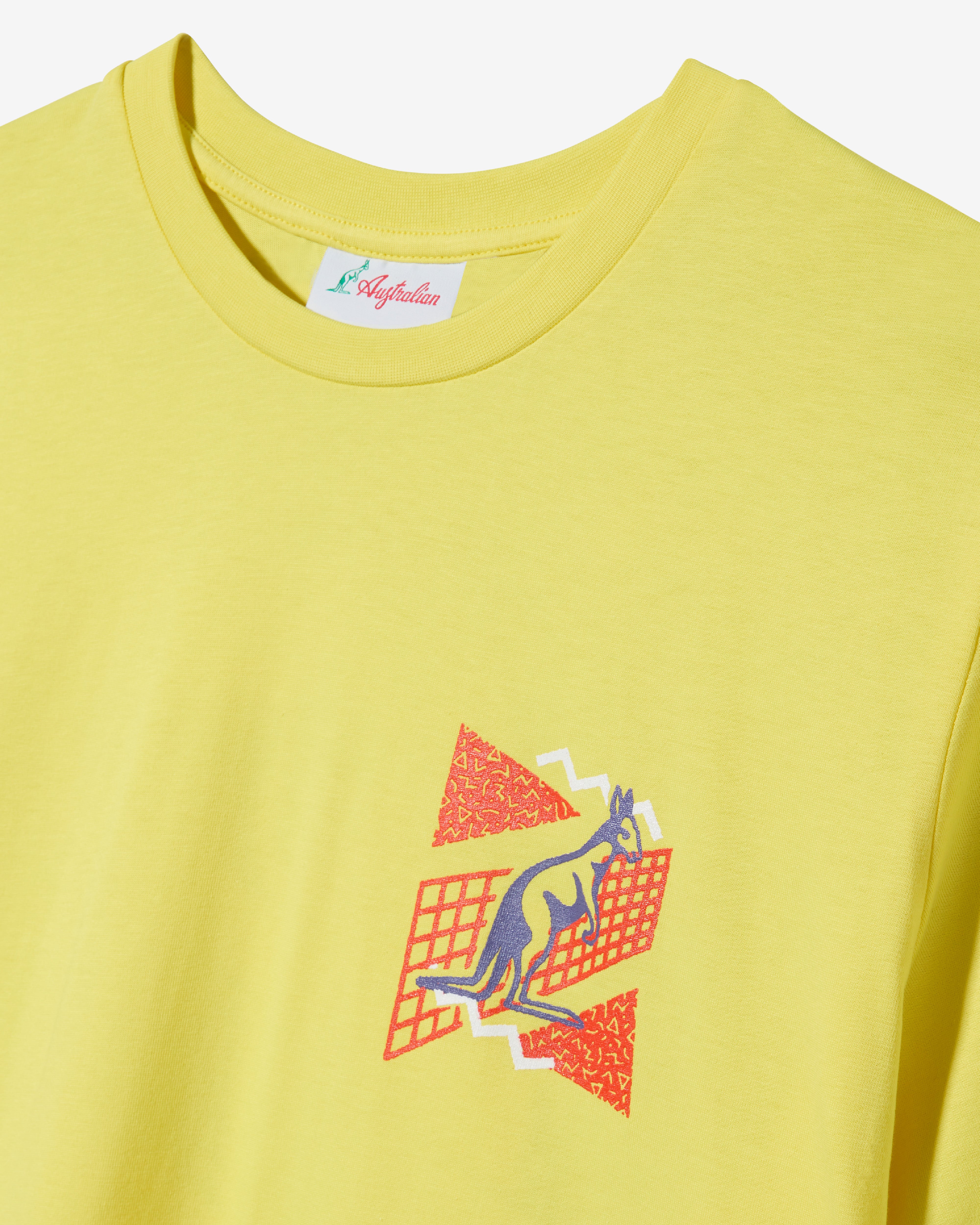 australian-torino-24-t-shirt-cotone-giallo-vivo image 3