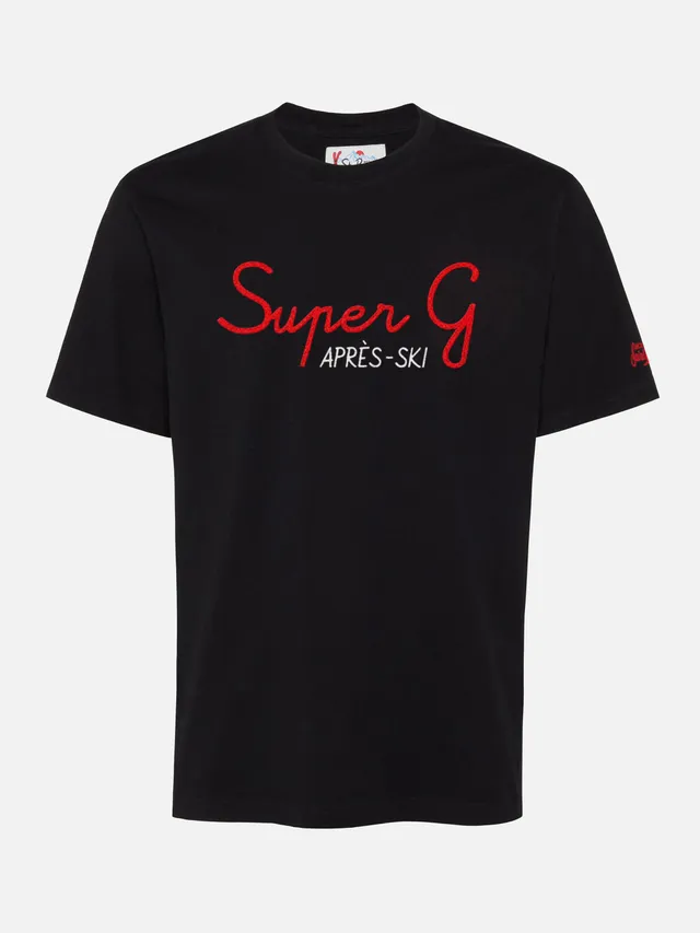 mc2-saint-barth-t-shirt-uomo-arnott-warm-cotone-nero-ricamo-super-g-special-edit image 1