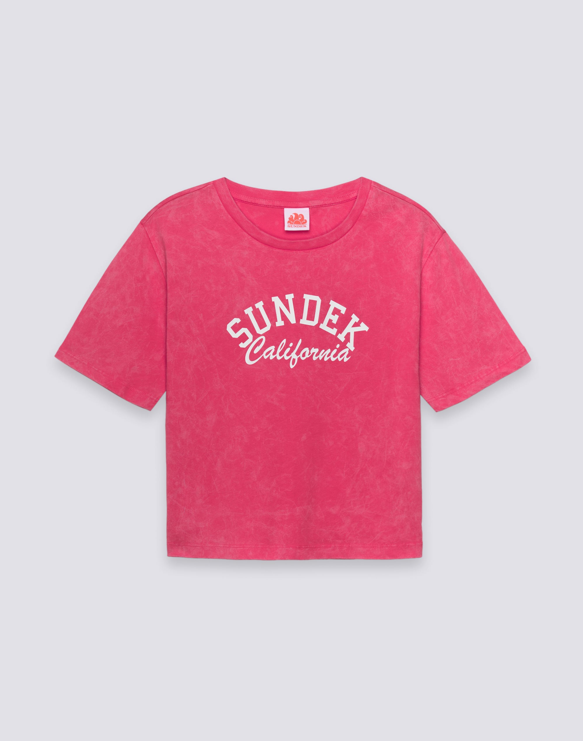 sundek-t-shirt-donna-cropped-vintage-wash image 1
