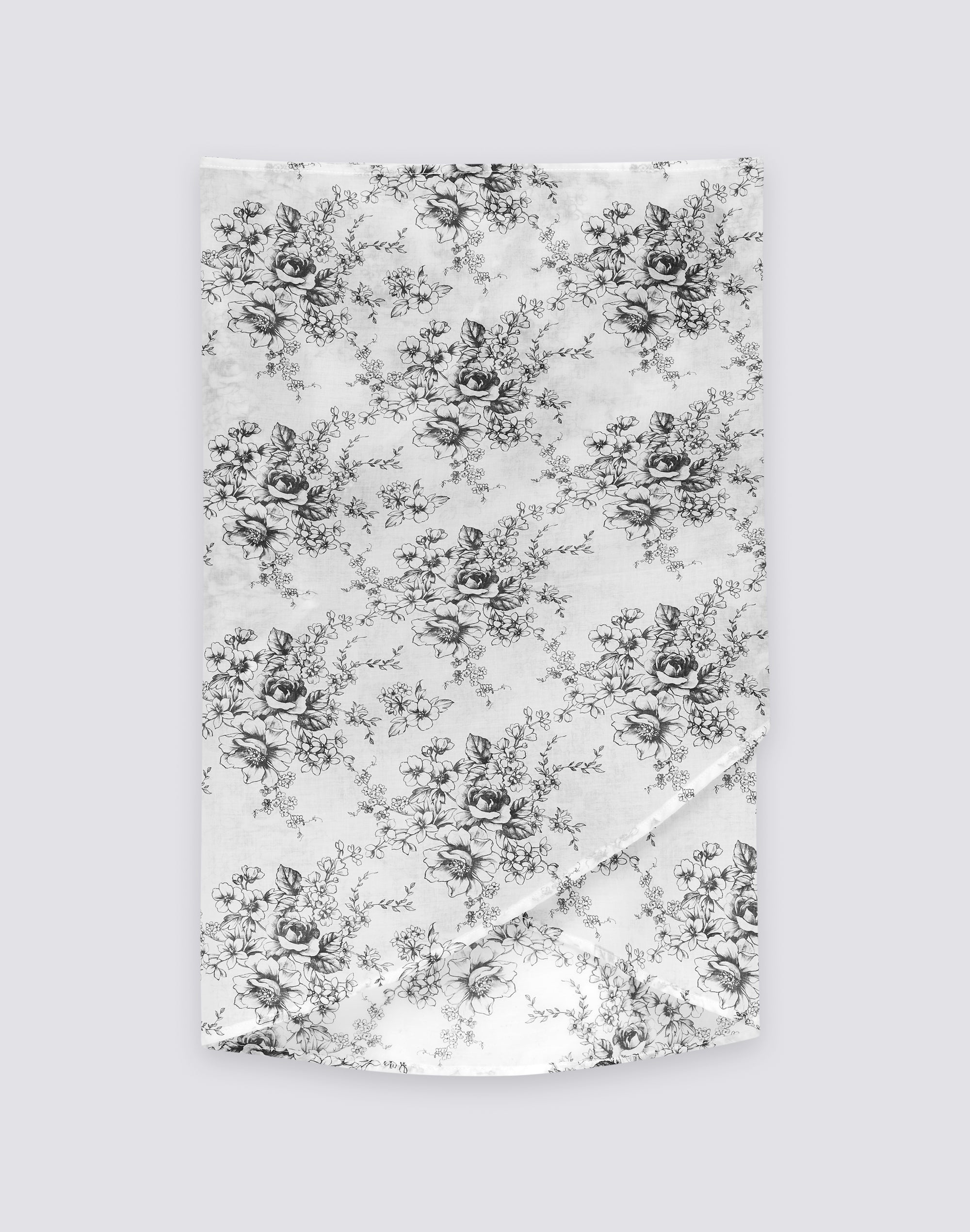 sundek-pareo-corto-donna-in-cotone-voile-stampa-rose-de-joie image 1