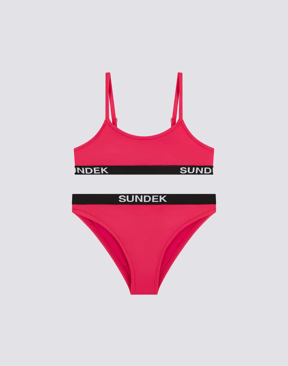 sundek-bikini-bambina-top-a-fascia-e-slip-fisso-con-logo image 1