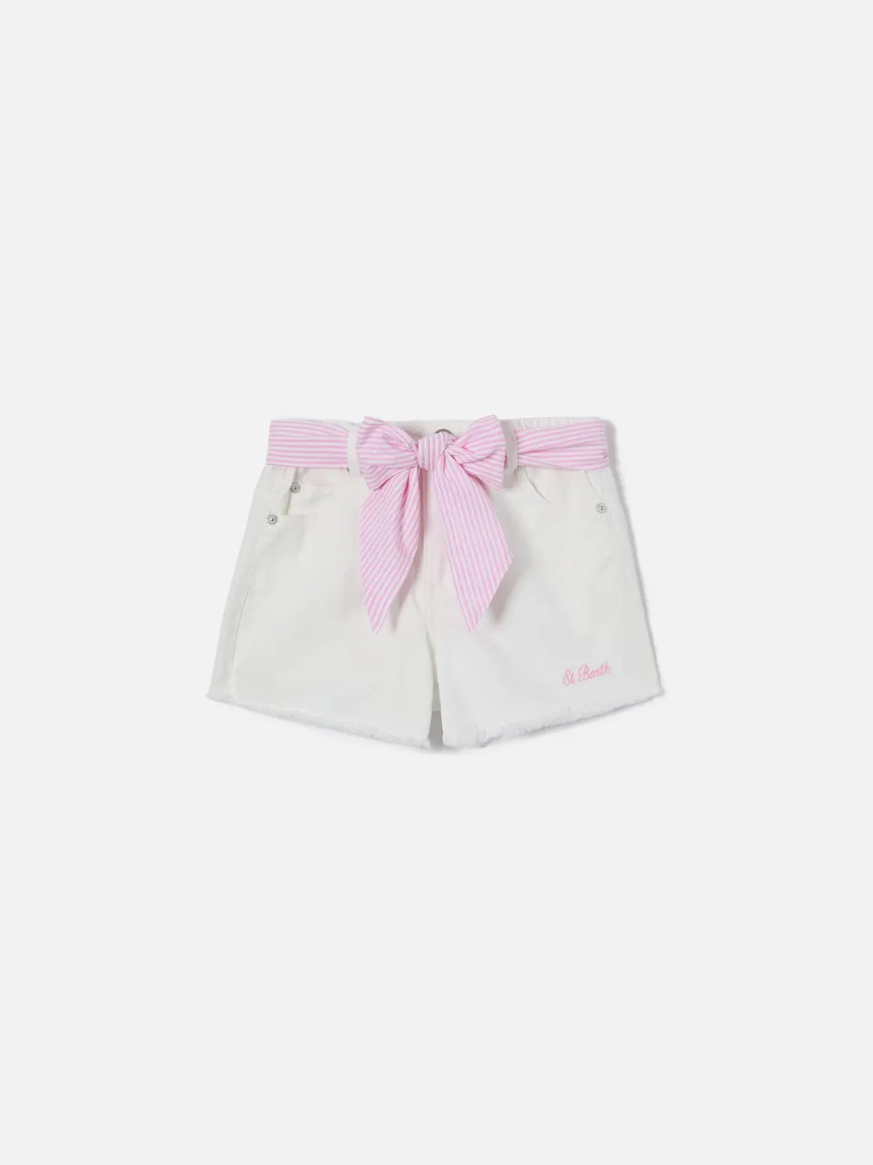 mc2-saint-barth-kiko-jr-short-bambina-denim-bianco-seersucker image 1
