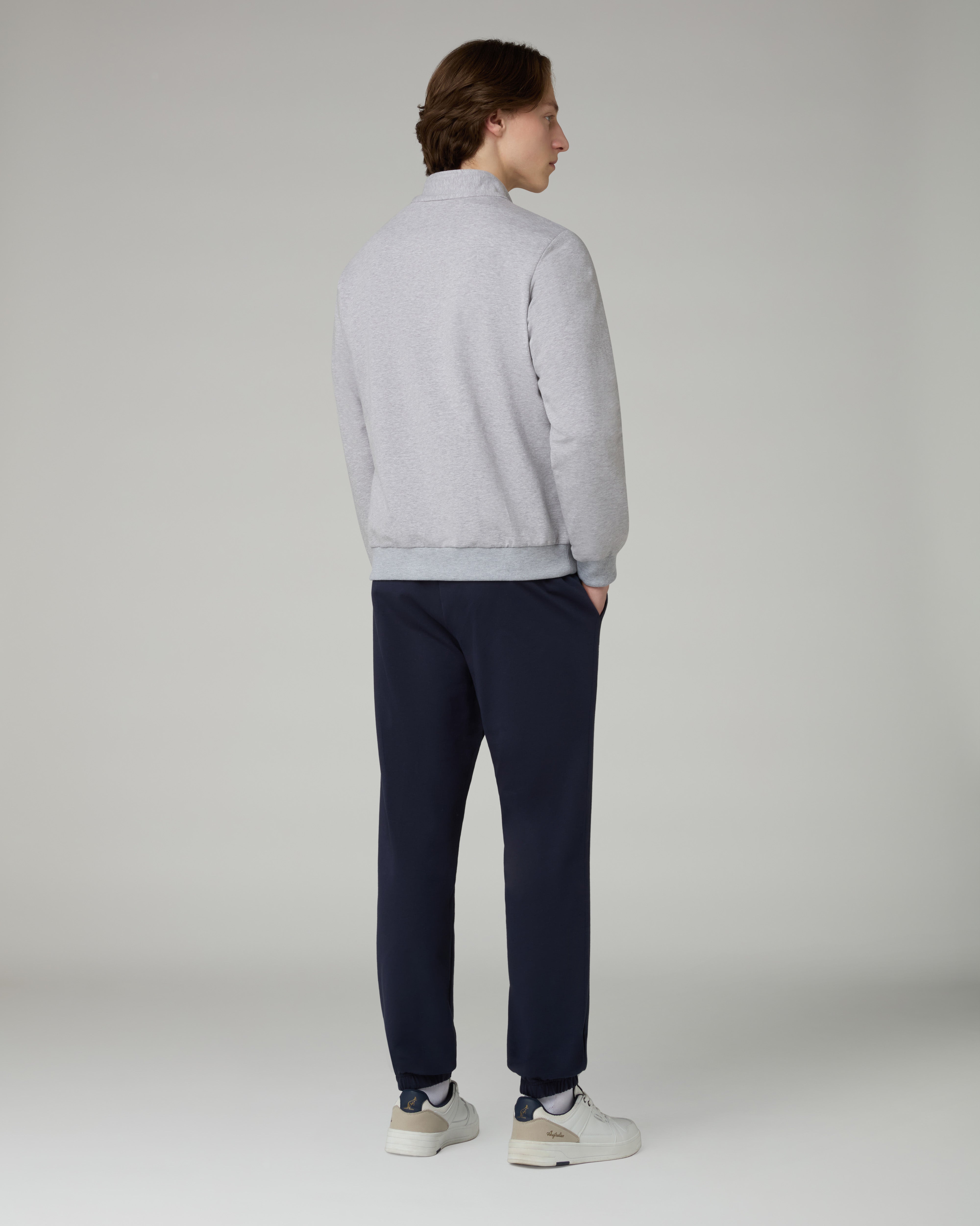 australian-essential-line-tuta-in-felpa-grigio-melange image 2