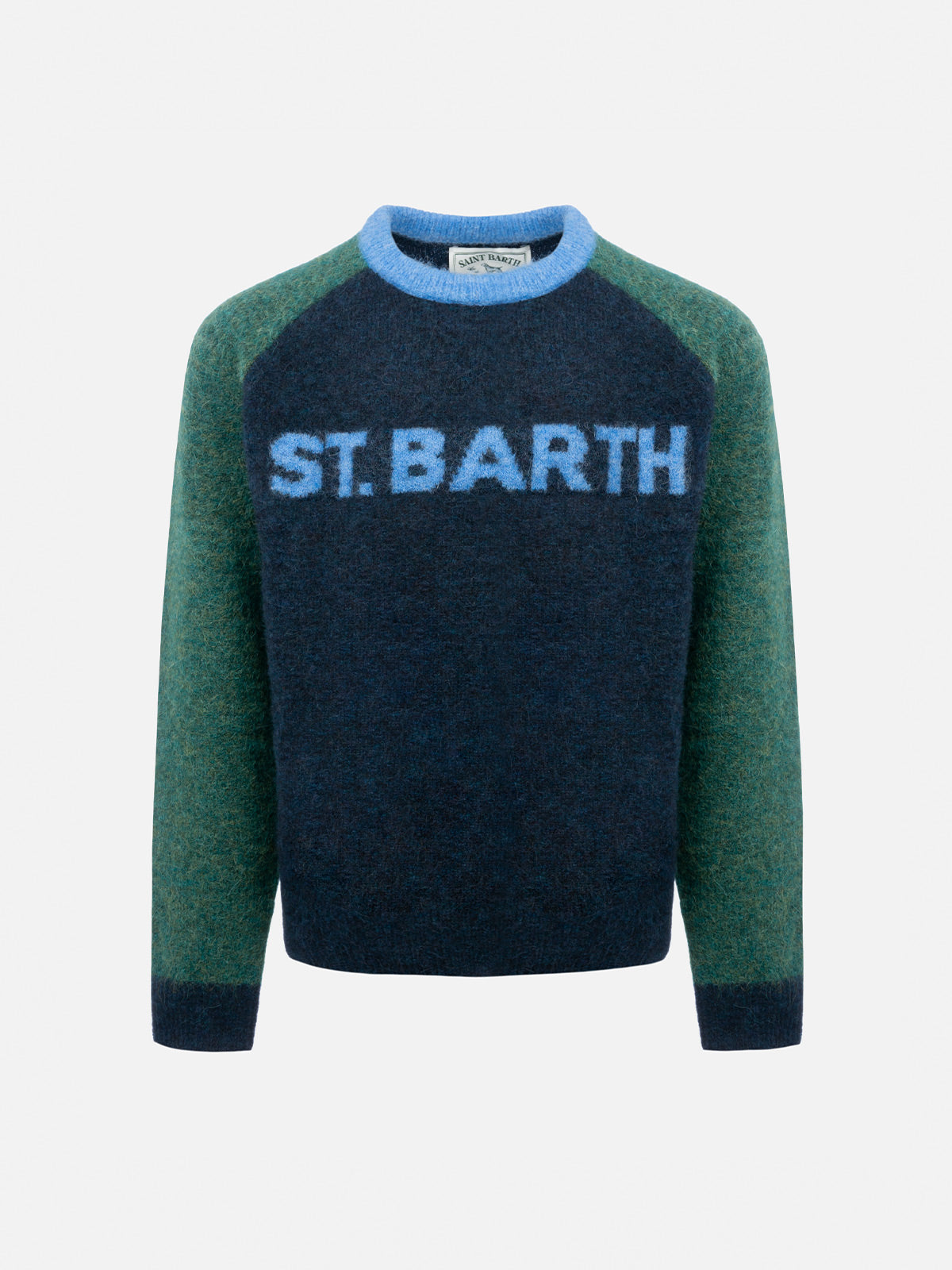 mc2-saint-barth-maglione-girocollo-bambino-douglas-blu-verde-stampa-st-barth image 1