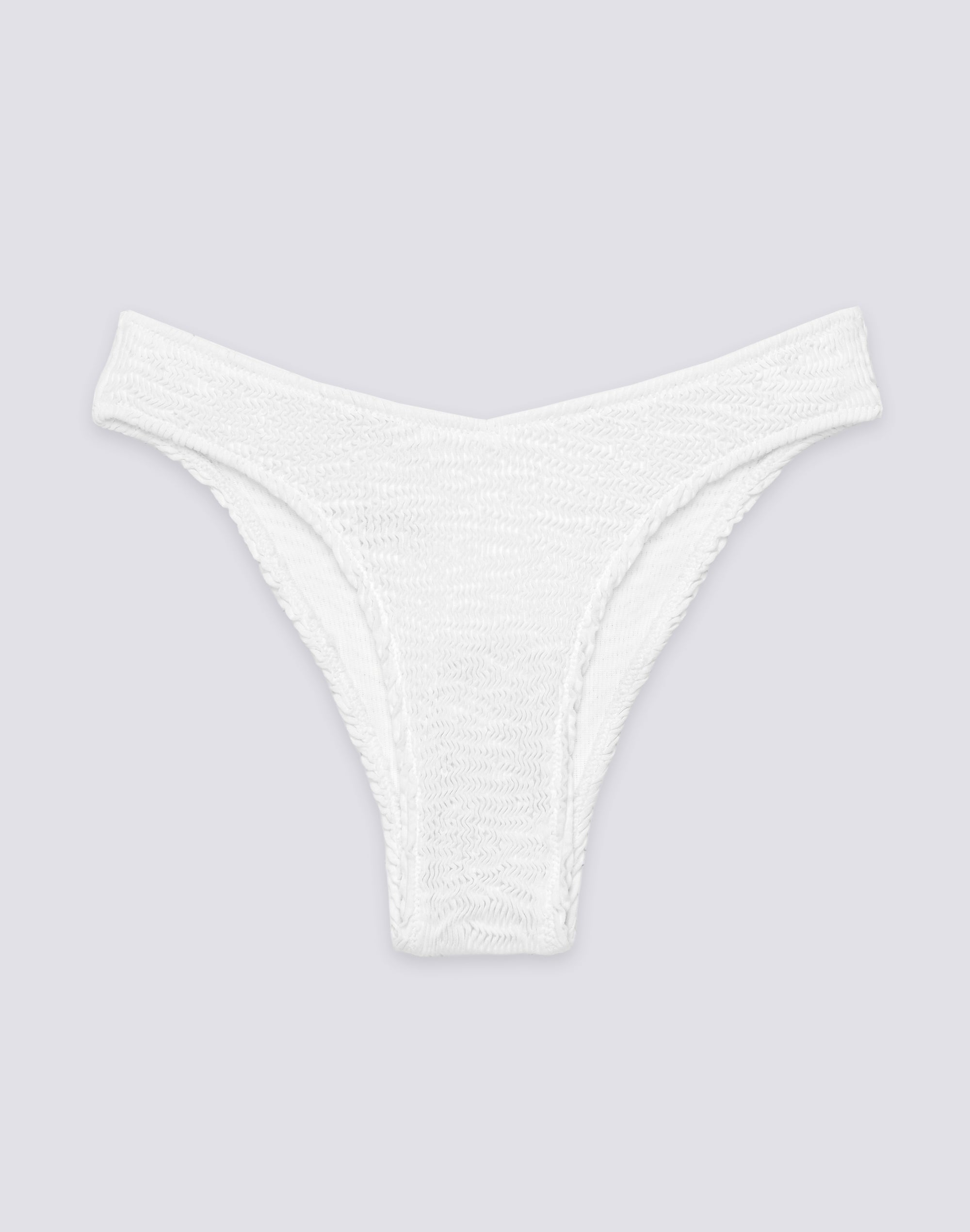 sundek-slip-sgambato-vita-alta-donna-in-tessuto-goffrato-tinta-unita image 1