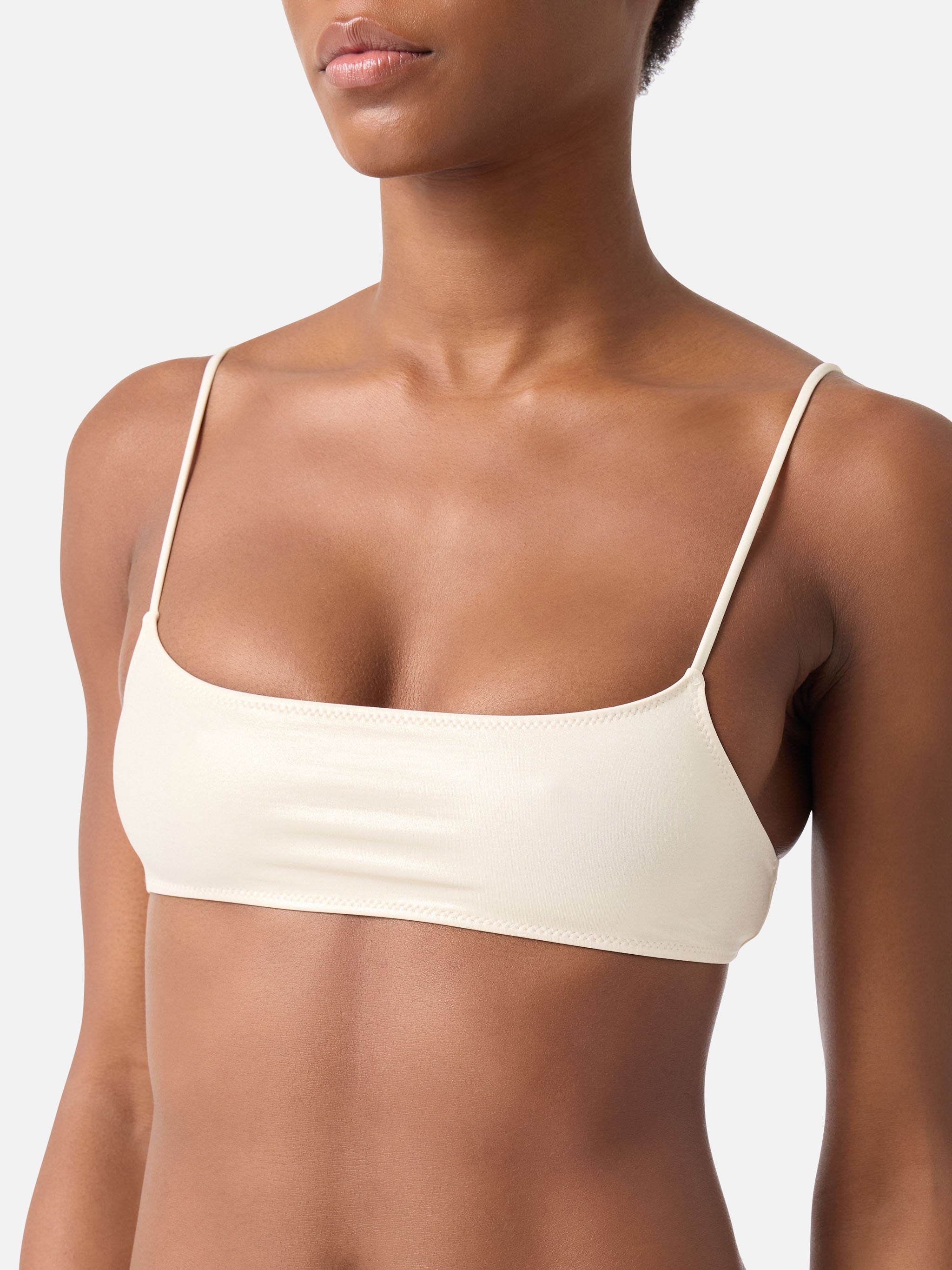 mc2-saint-barth-top-bikini-sadie-bralette-laminato-oro-donna image 2