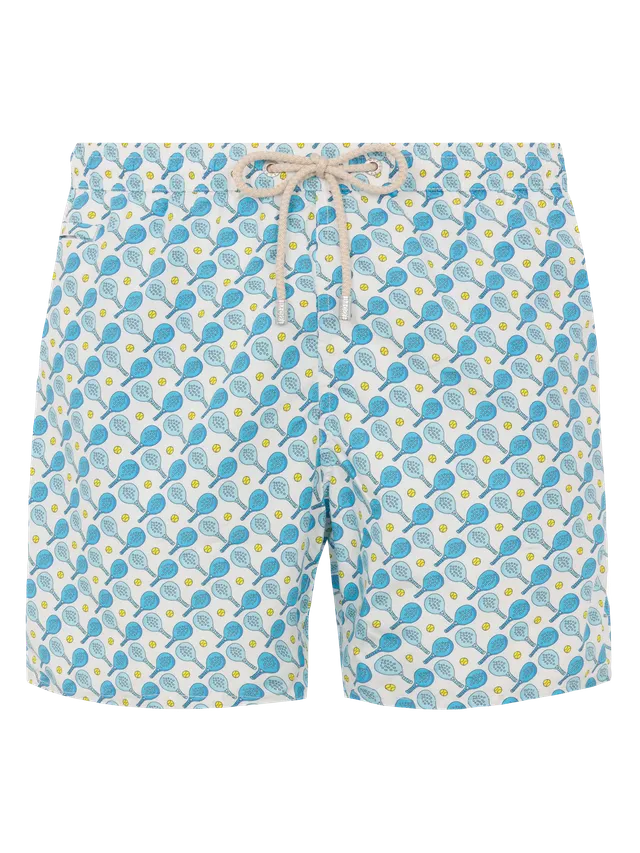 mc2-saint-barth-lighting-costume-mare-uomo-leggero-stampa-padel-marrone image 1