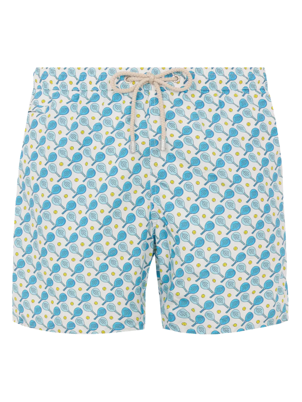 mc2-saint-barth-lighting-costume-mare-uomo-leggero-stampa-padel-marrone image 1