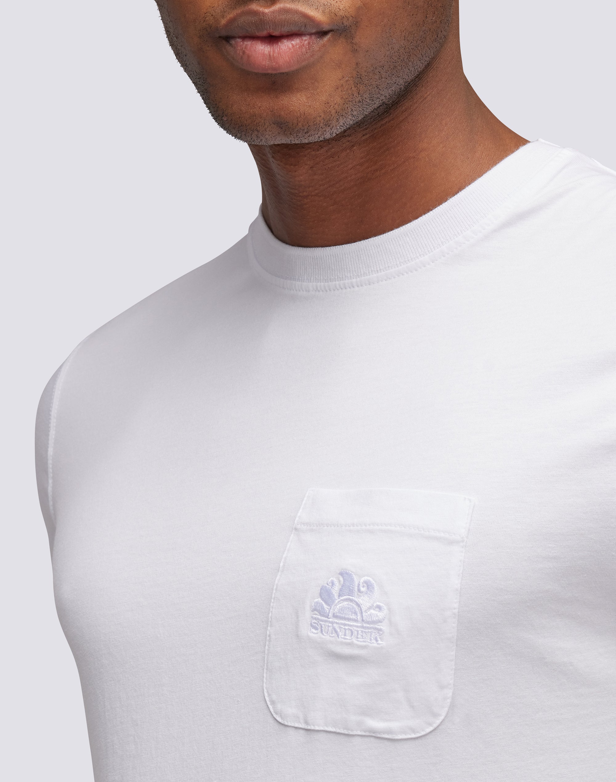 sundek-finn-t-shirt-uomo-girocollo-con-taschino image 4