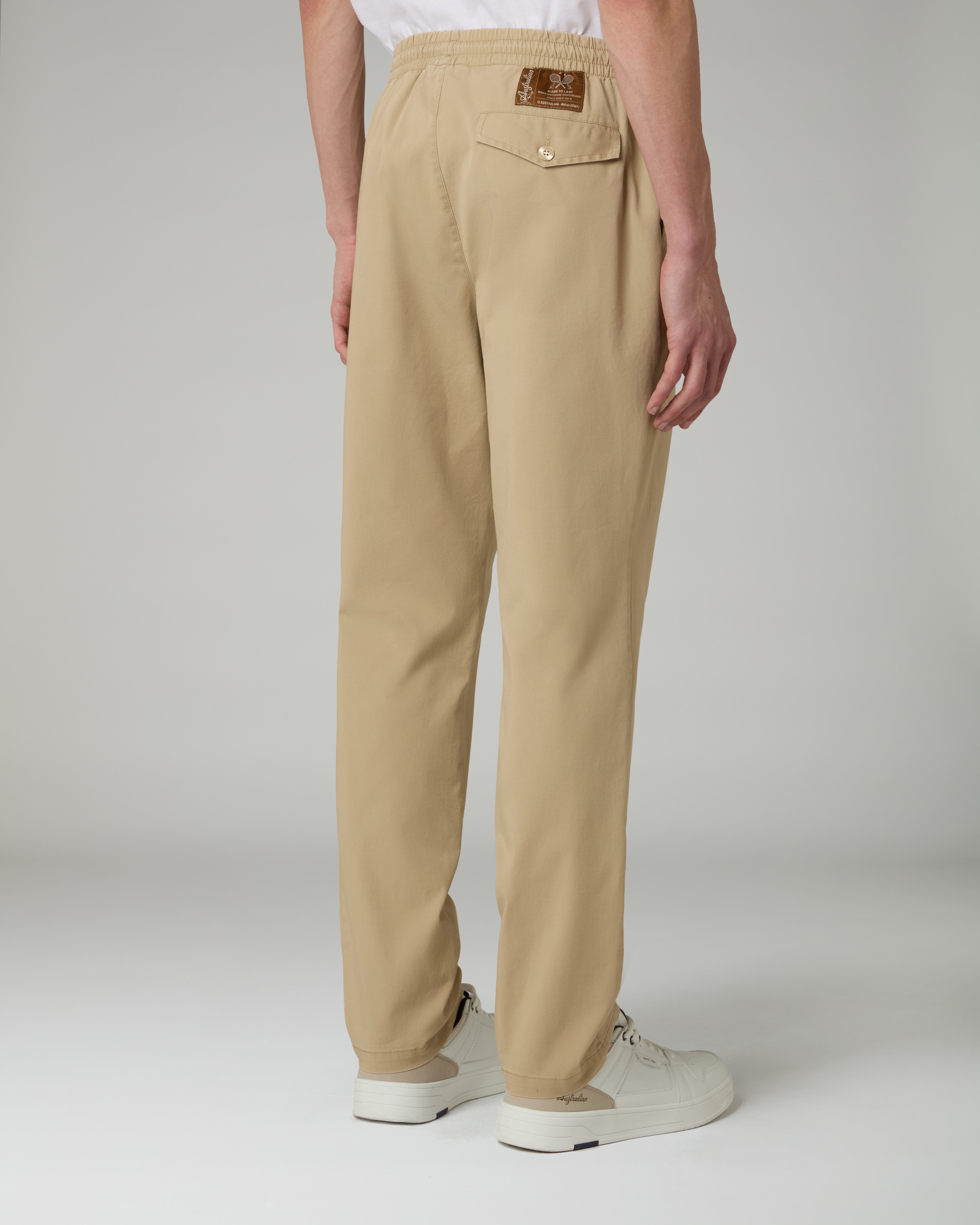 australian-doric-track-pant-pantalone-cotton-twill-kaki image 3