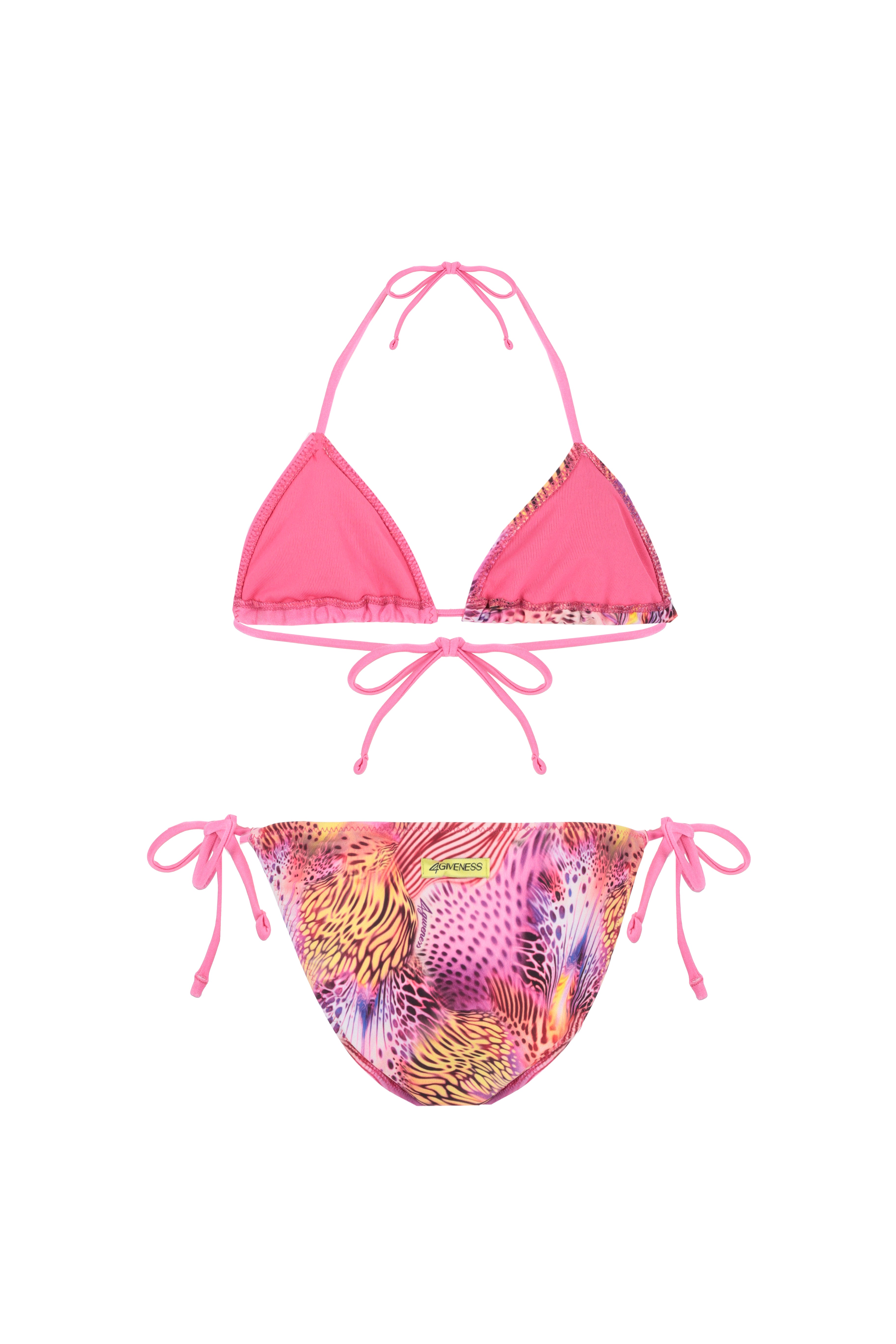 4giveness-bikini-triangolo-pink-butterfly-costume-mare-bimba image 2