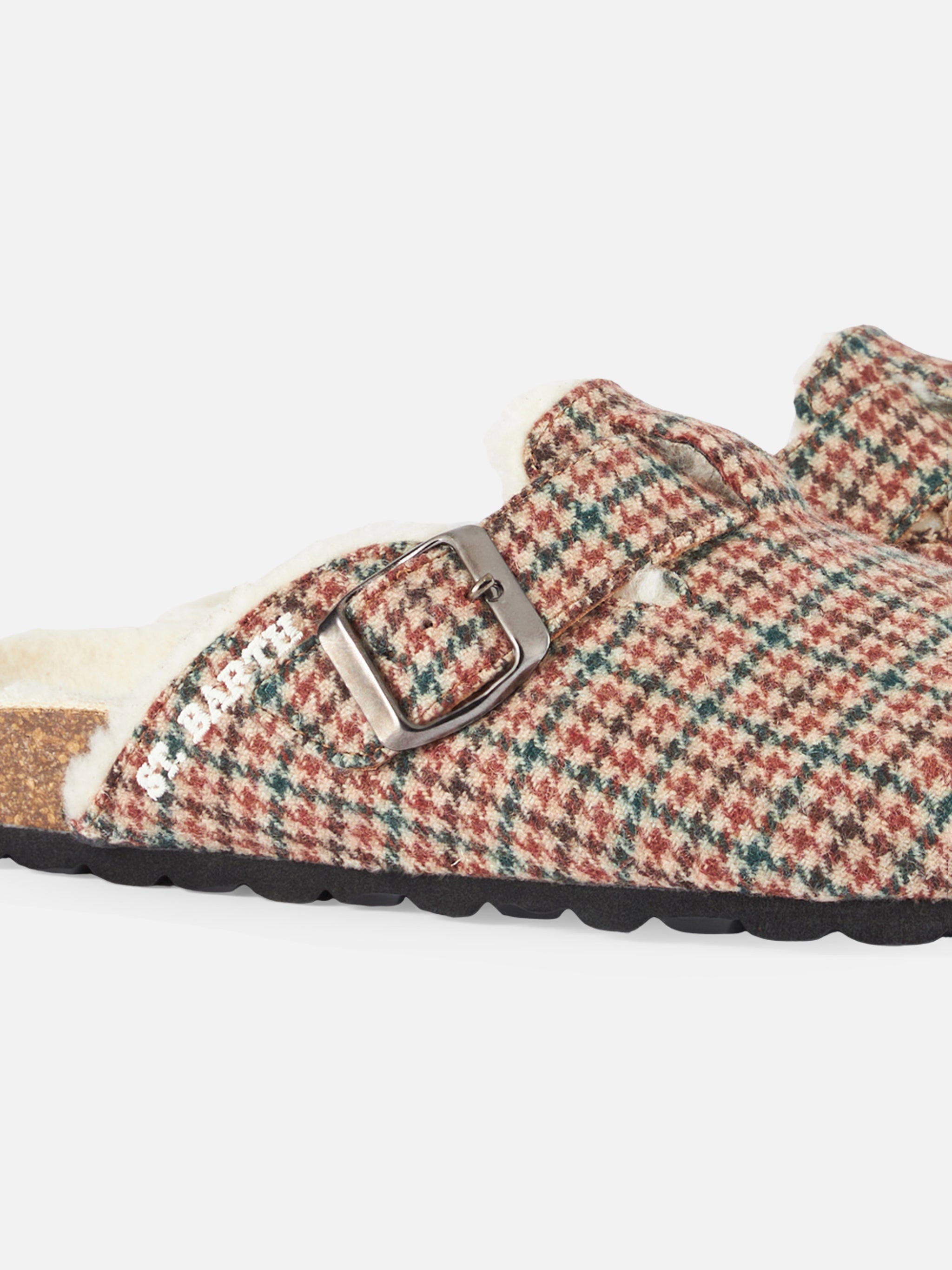mc2-saint-barth-sandal-clog-sabot-donna-pied-de-poule-verde image 3