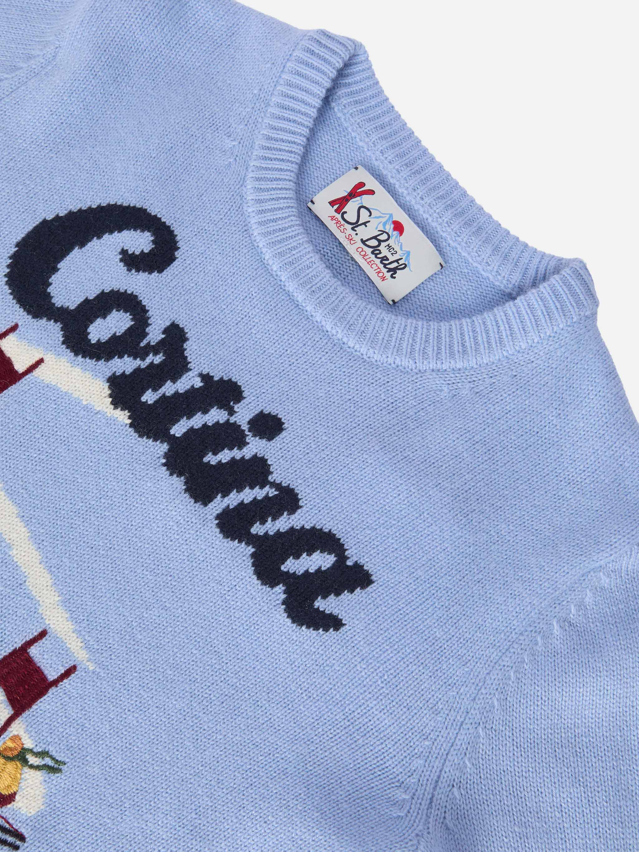 mc2-saint-barth-girocollo-douglas-bambino-in-misto-cashmere-jacquard-cortina image 2