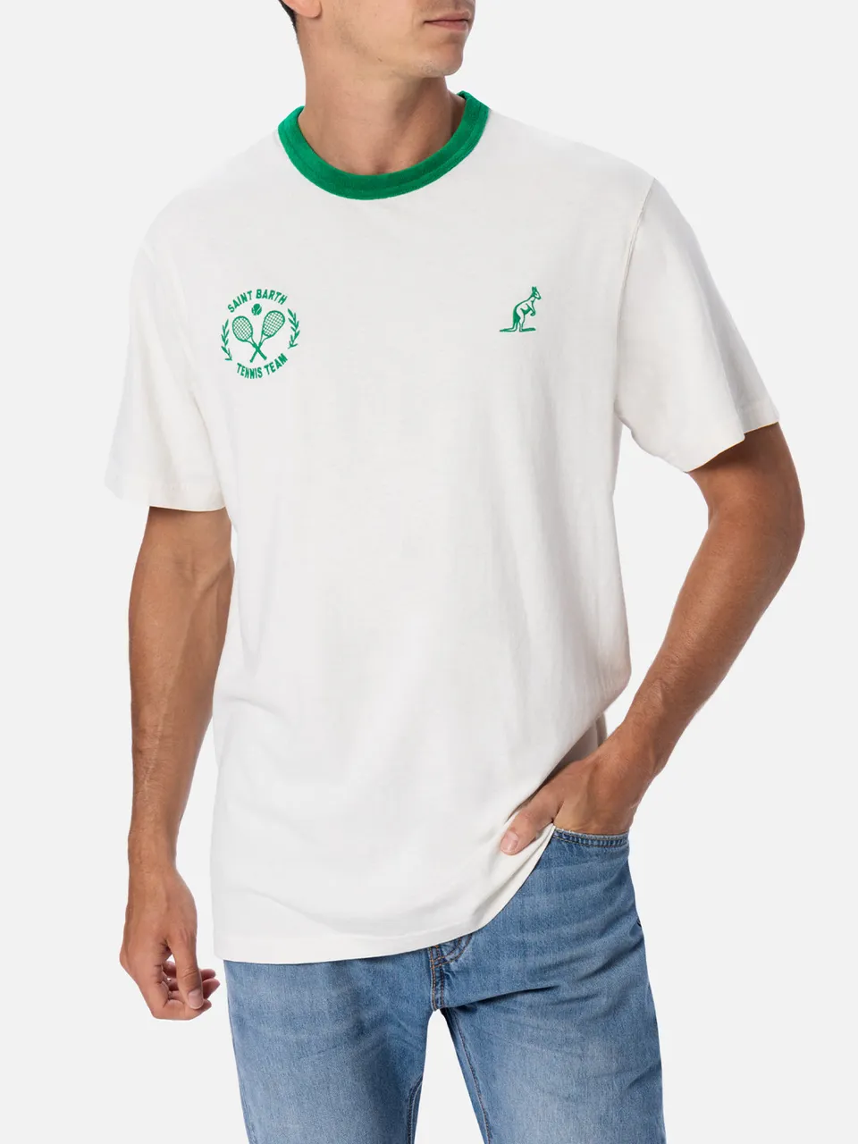 australian-t-shirt-dover-mc2-saint-barth-x-australian-bianco image 1