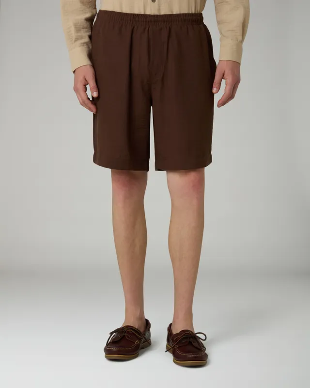 australian-doric-light-short-short-uomo-cacao-canvas image 1