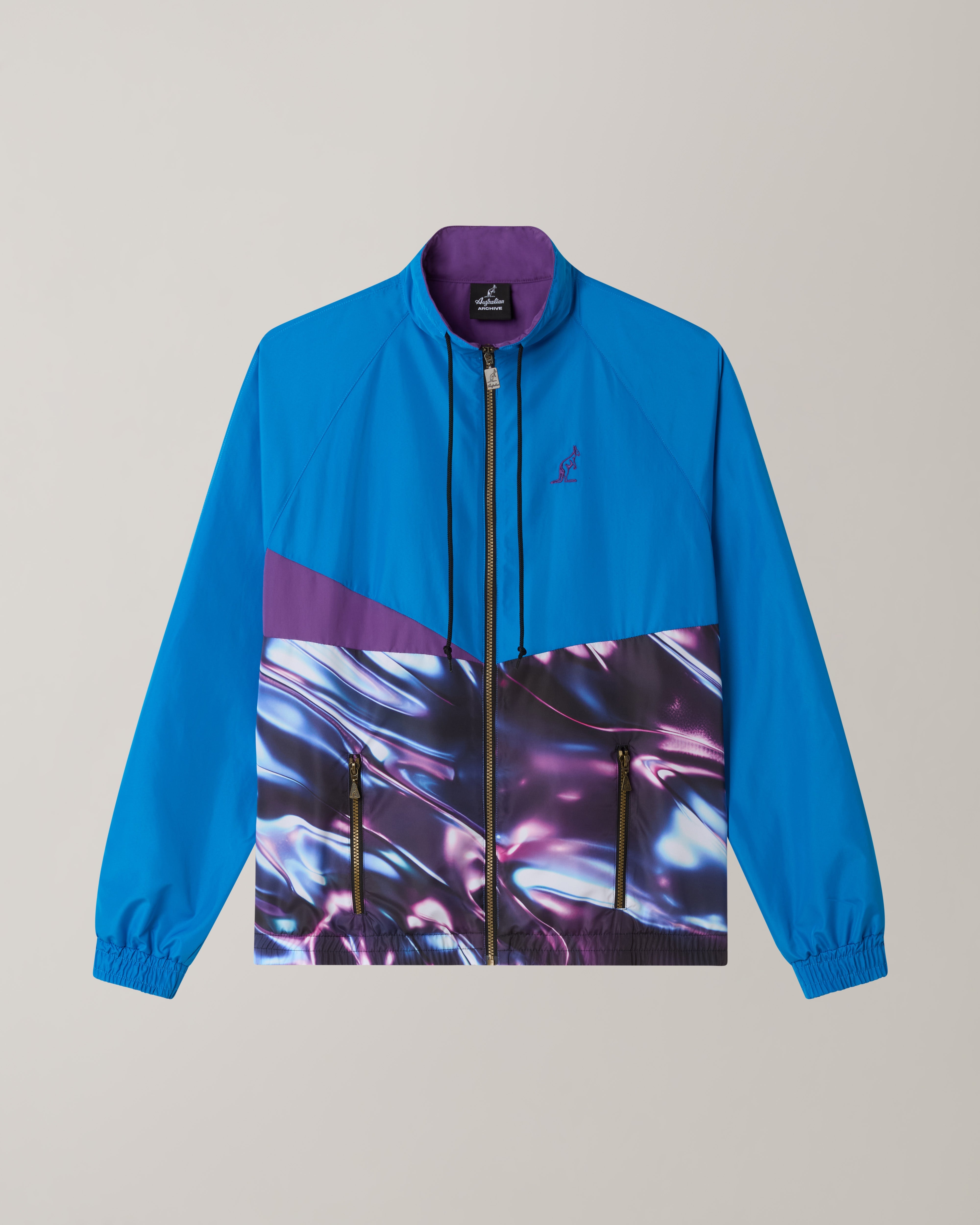 australian-metaliq-panel-track-jacket-giacca-smash-blu-capri image 6