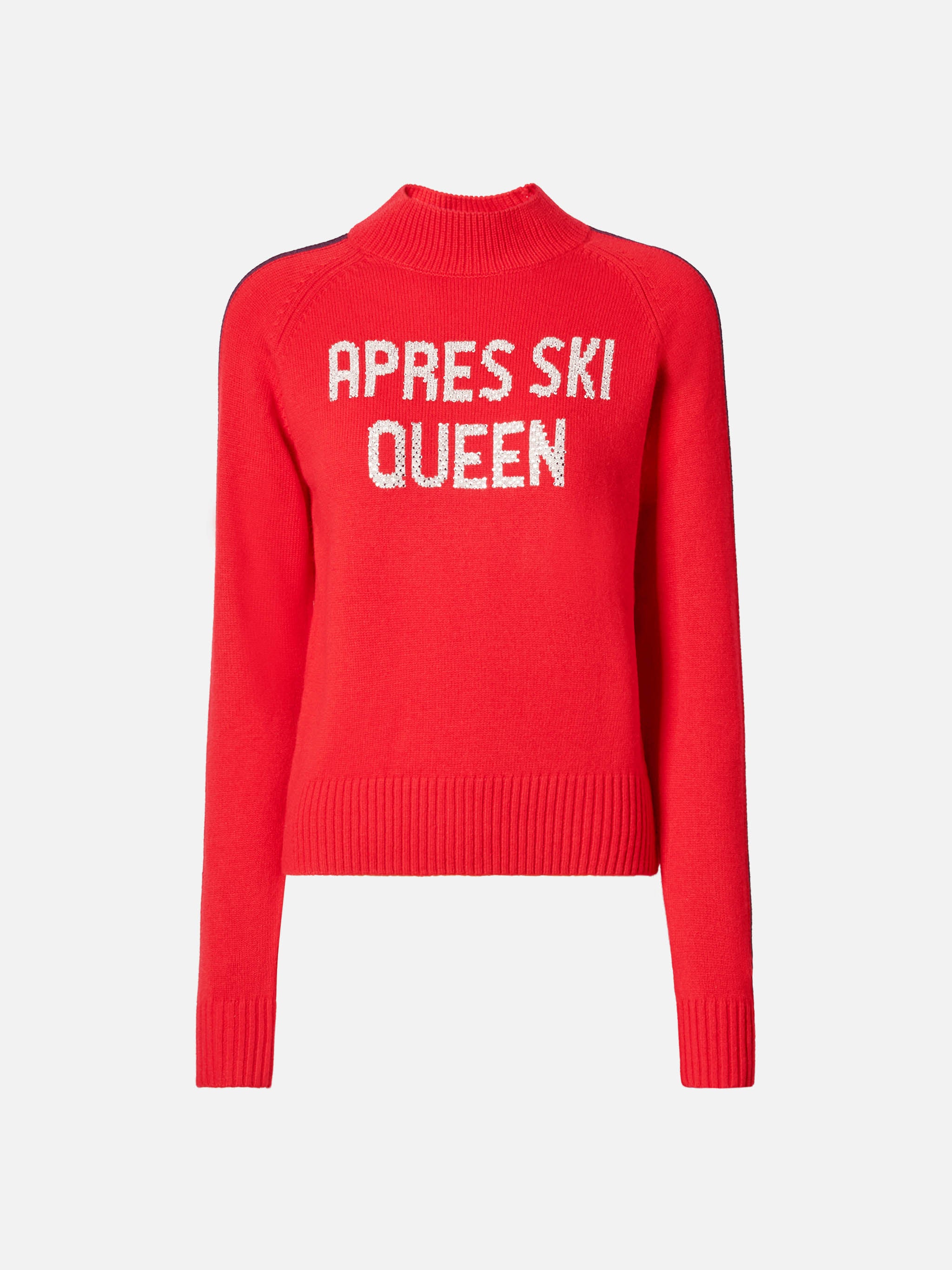 mc2-saint-barth-lupetto-peak-in-misto-cashmere-rosso-con-strass-apres-ski-queen image 5
