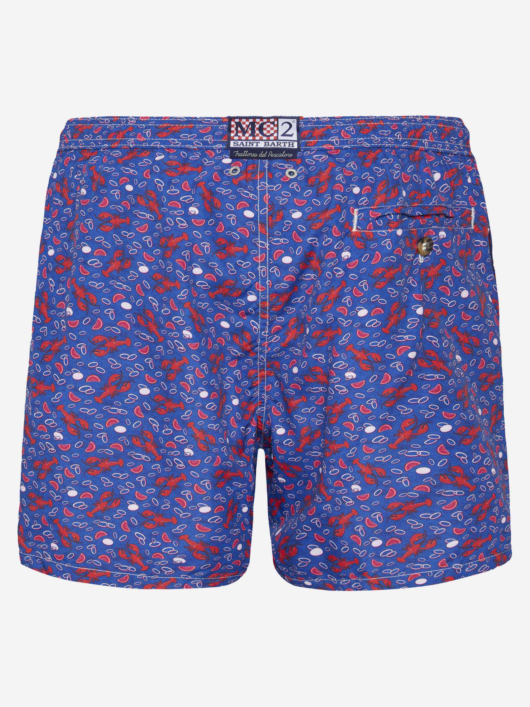 mc2-saint-barth-lighting-boxer-mare-uomo-aragoste-blu-navy-asciugatura-rapida image 2