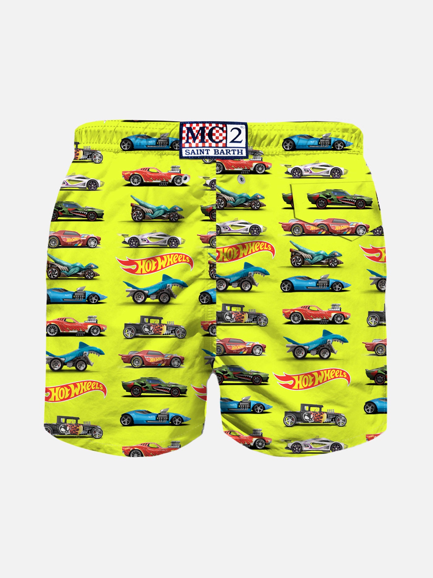 mc2-saint-barth-jean-costume-bambino-giallo-hot-wheels-edizione-speciale image 2