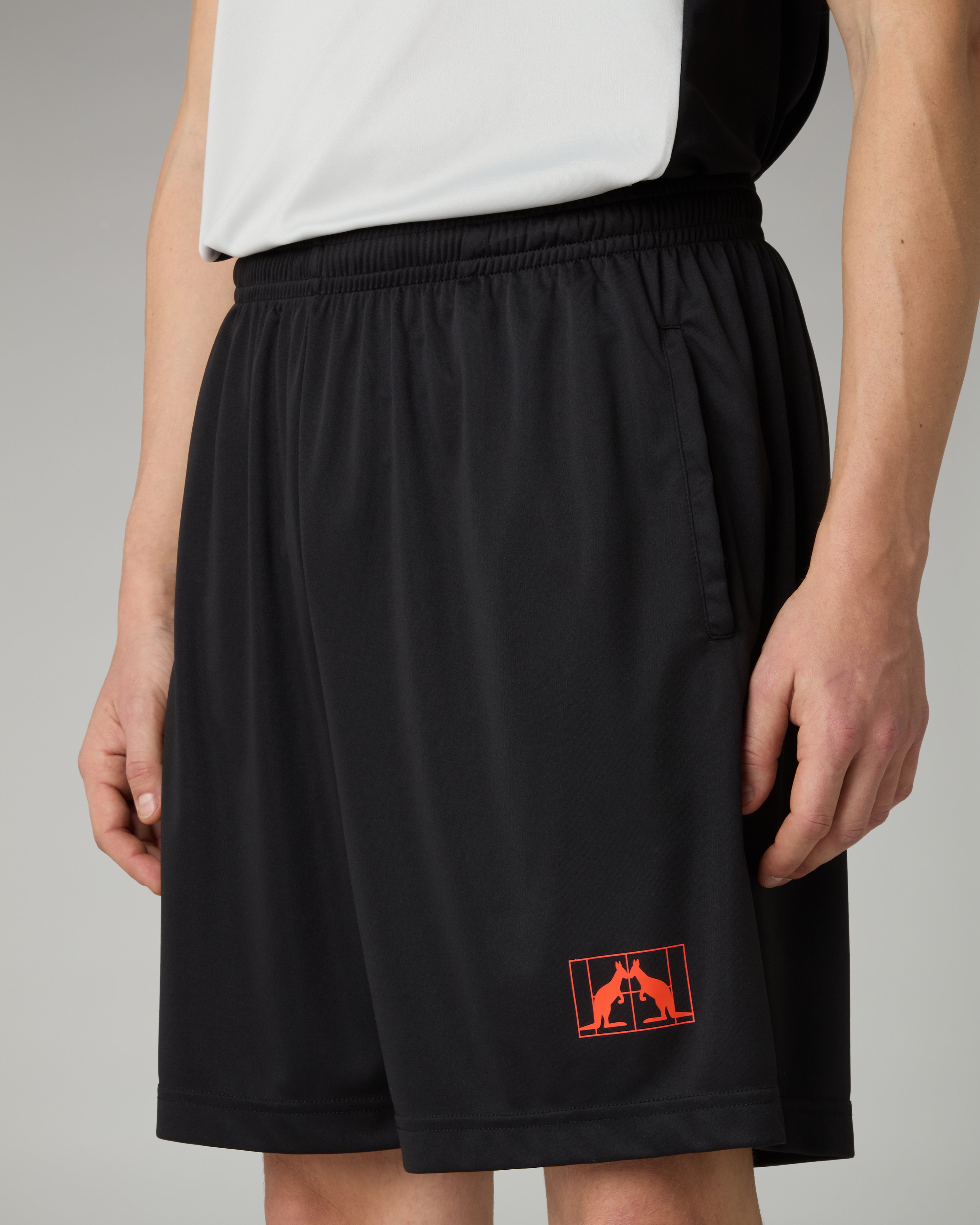 australian-roller-short-nero-short-padel-ace-tecnico-49-cm-made-in-italy image 4