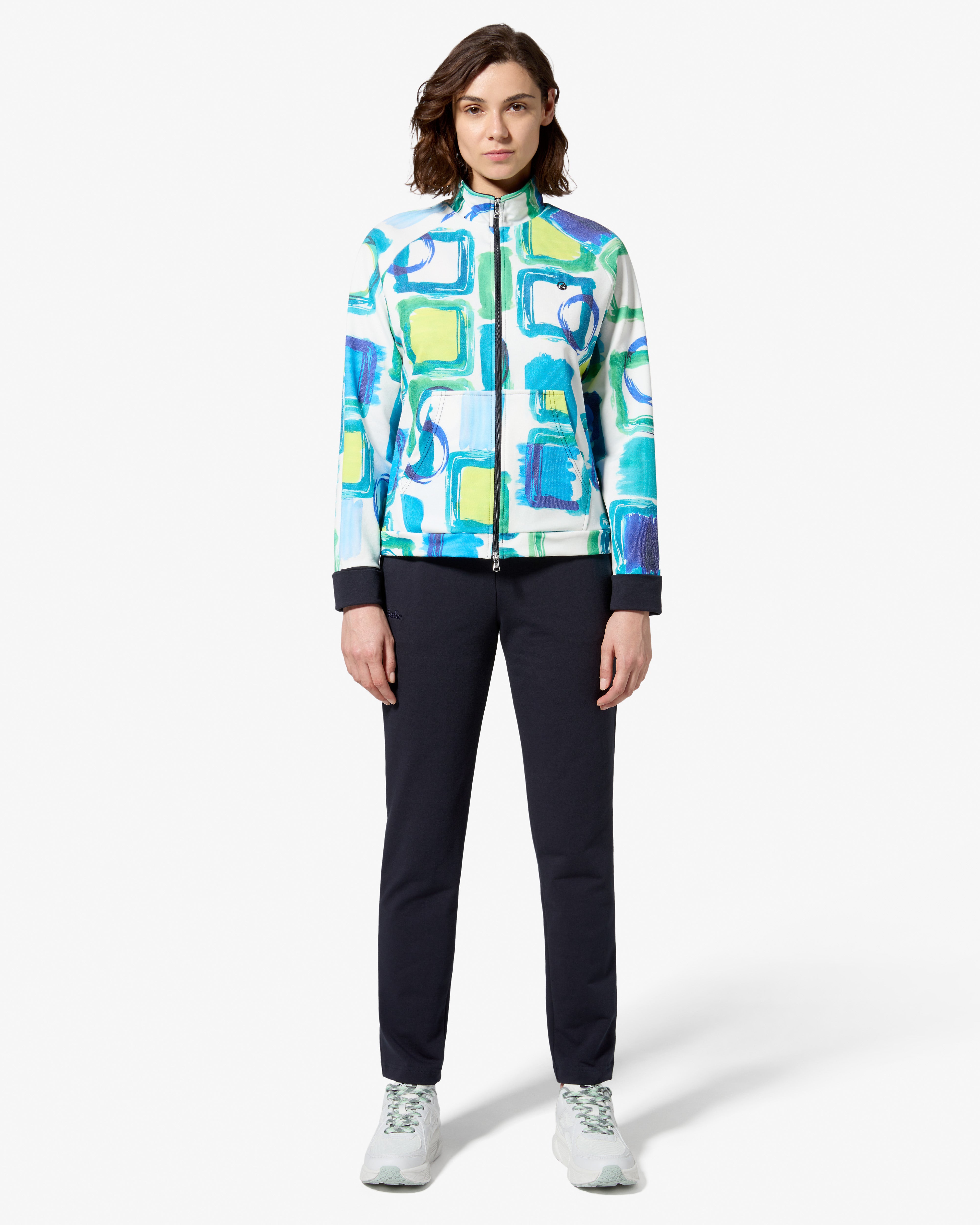 australian-opti-tracksuit-tuta-in-felpina-blu-navy-giacca-pantalone image 1