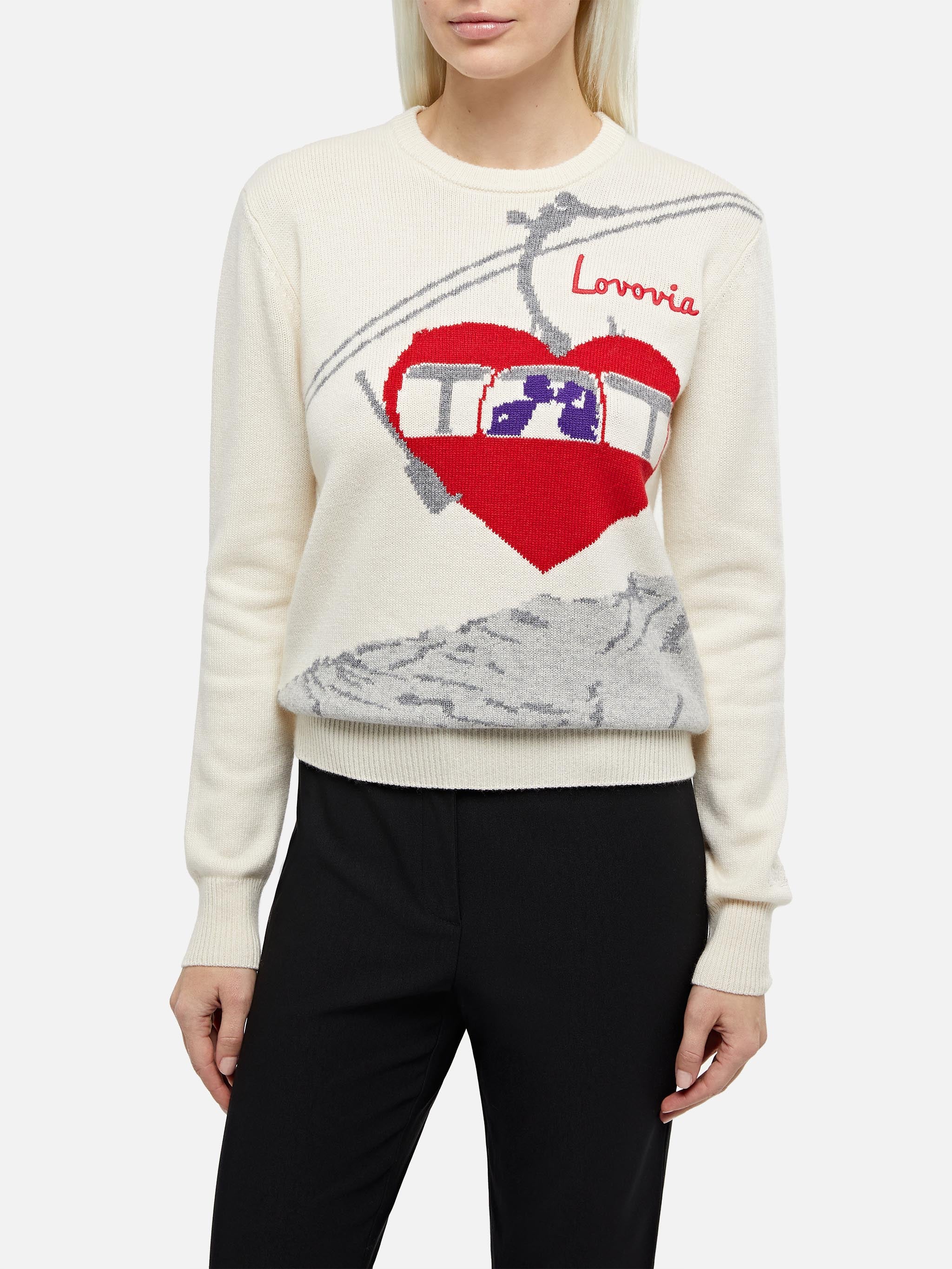mc2-saint-barth-new-queen-maglione-donna-bianco-con-stampa-lovovia image 1