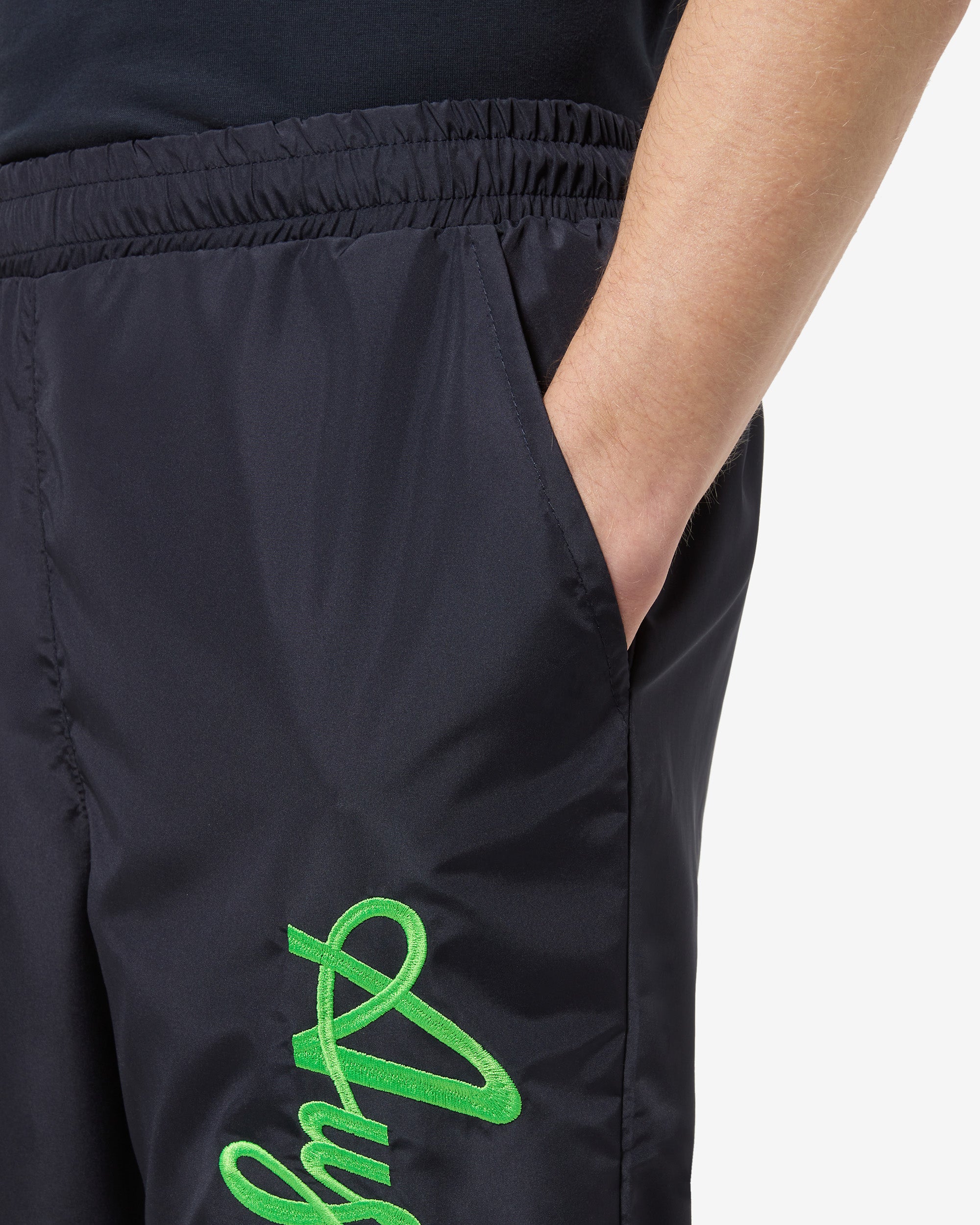 australian-logo-smash-track-pant-pantalone-tuta-foderato-blu-navy-verde image 4