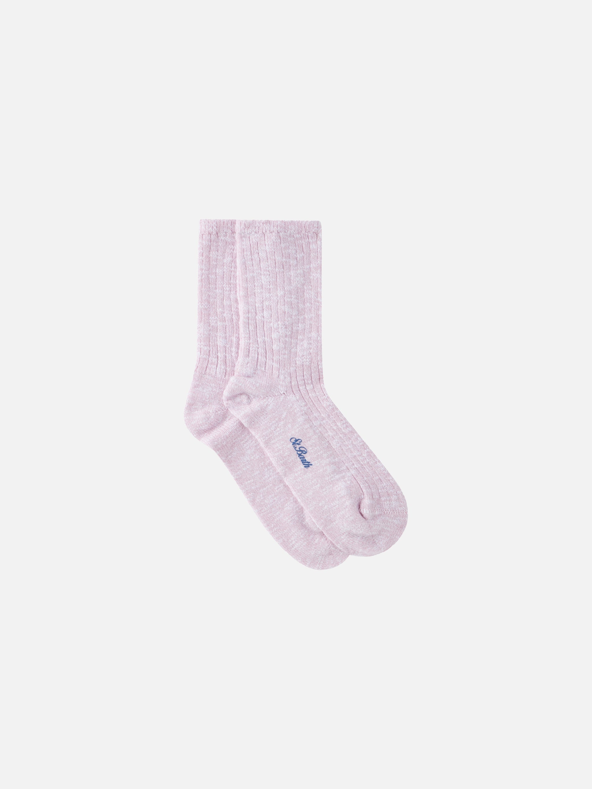 mc2-saint-barth-calze-sox-rib-m-lange-rosa-con-motivo-jacquard image 1
