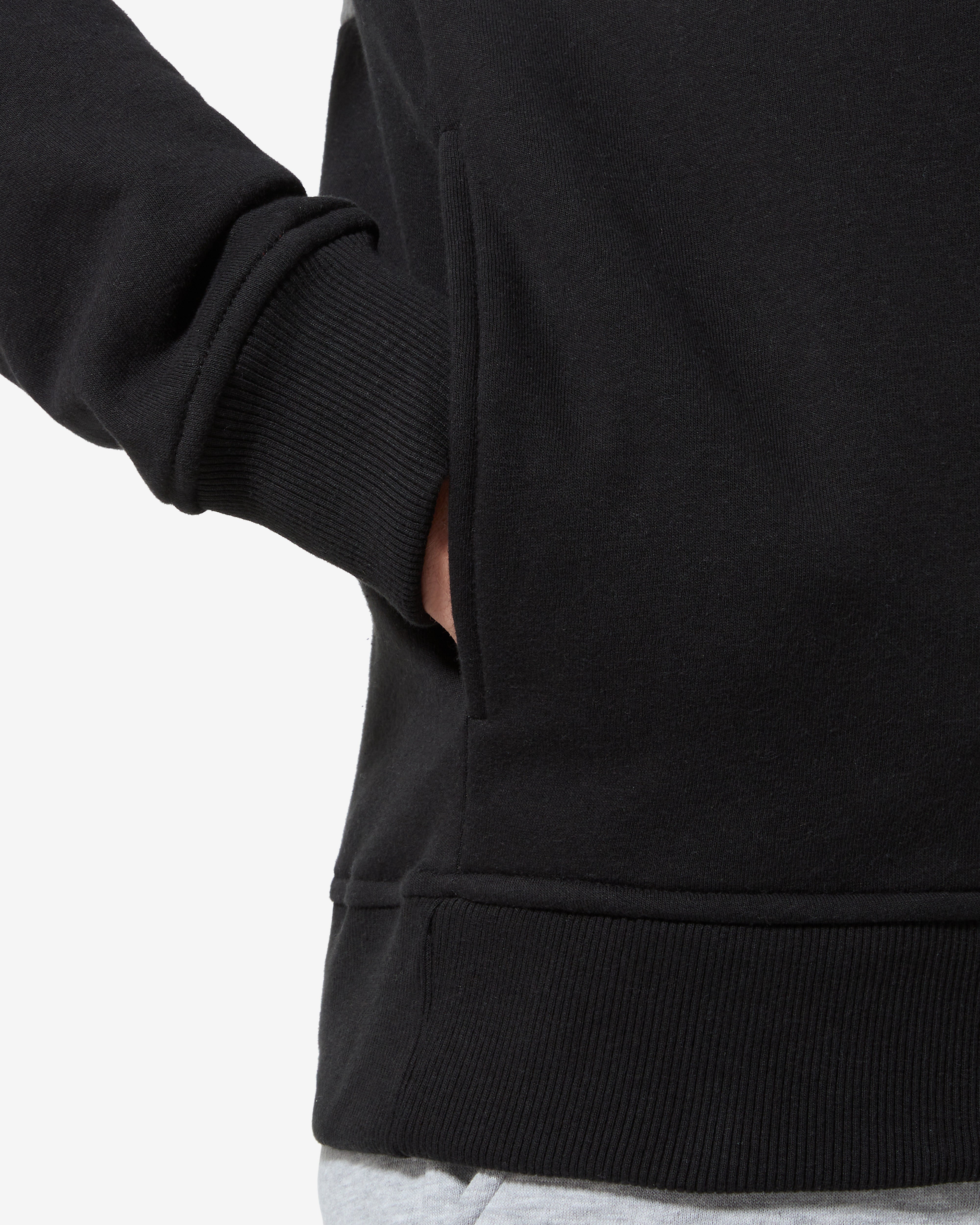 australian-anti-gravity-track-jacket-felpa-grigio-melange-full-zip-con-cappuccio image 5