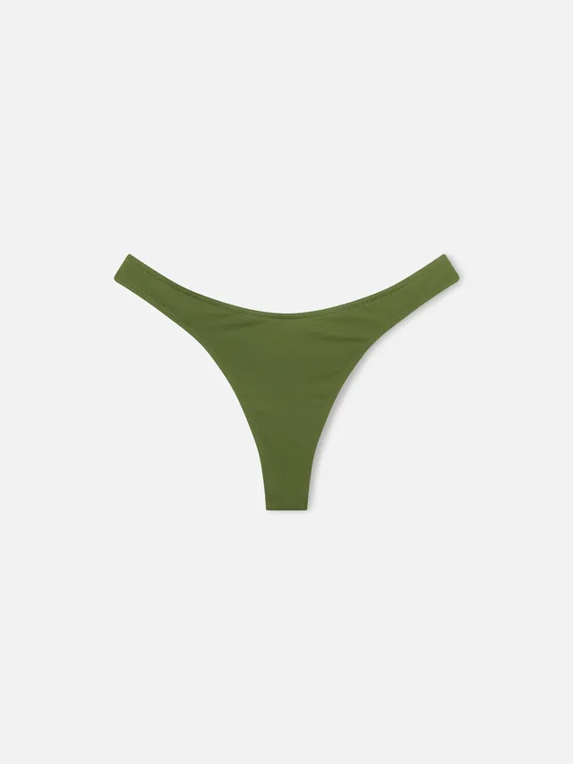 mc2-saint-barth-slip-mare-naomi-brasiliano-verde-militare-donna image 1