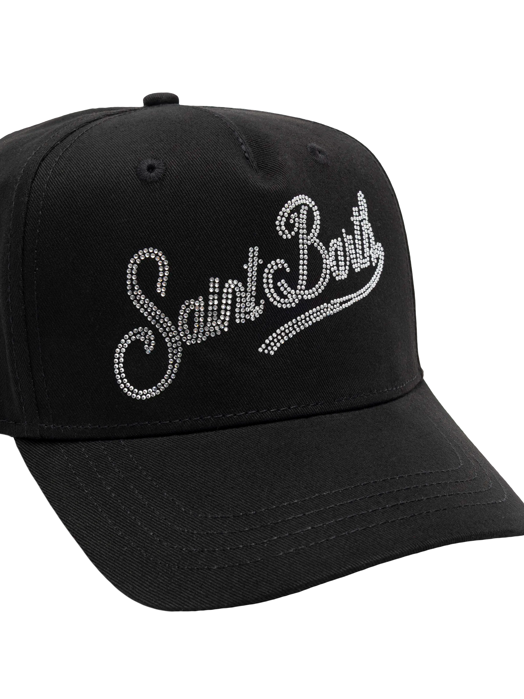 mc2-saint-barth-basb0007-cappellino-baseball-cotone-nero-con-strass image 2