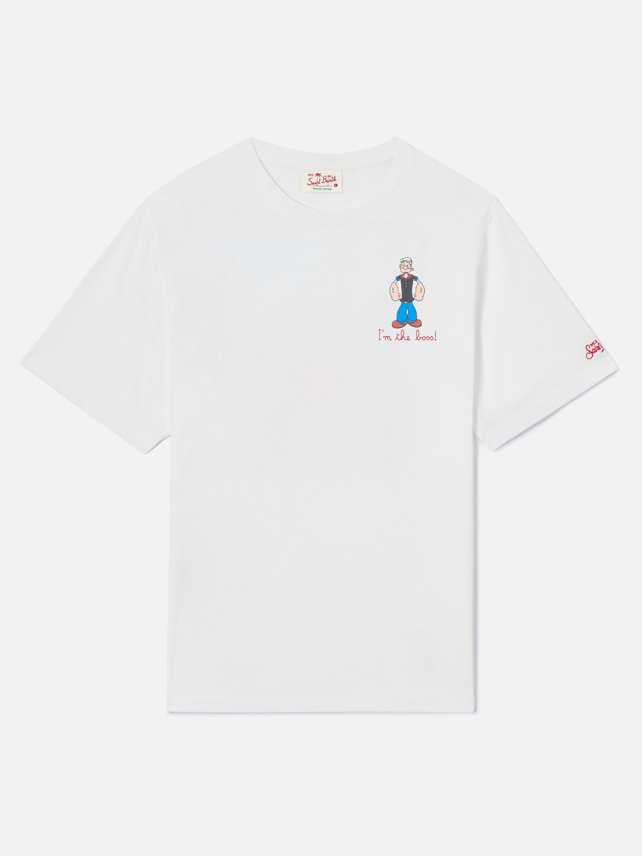 mc2-saint-barth-t-shirt-portofino-uomo-bianca-i-m-the-boss-popeye-special-editio image 5