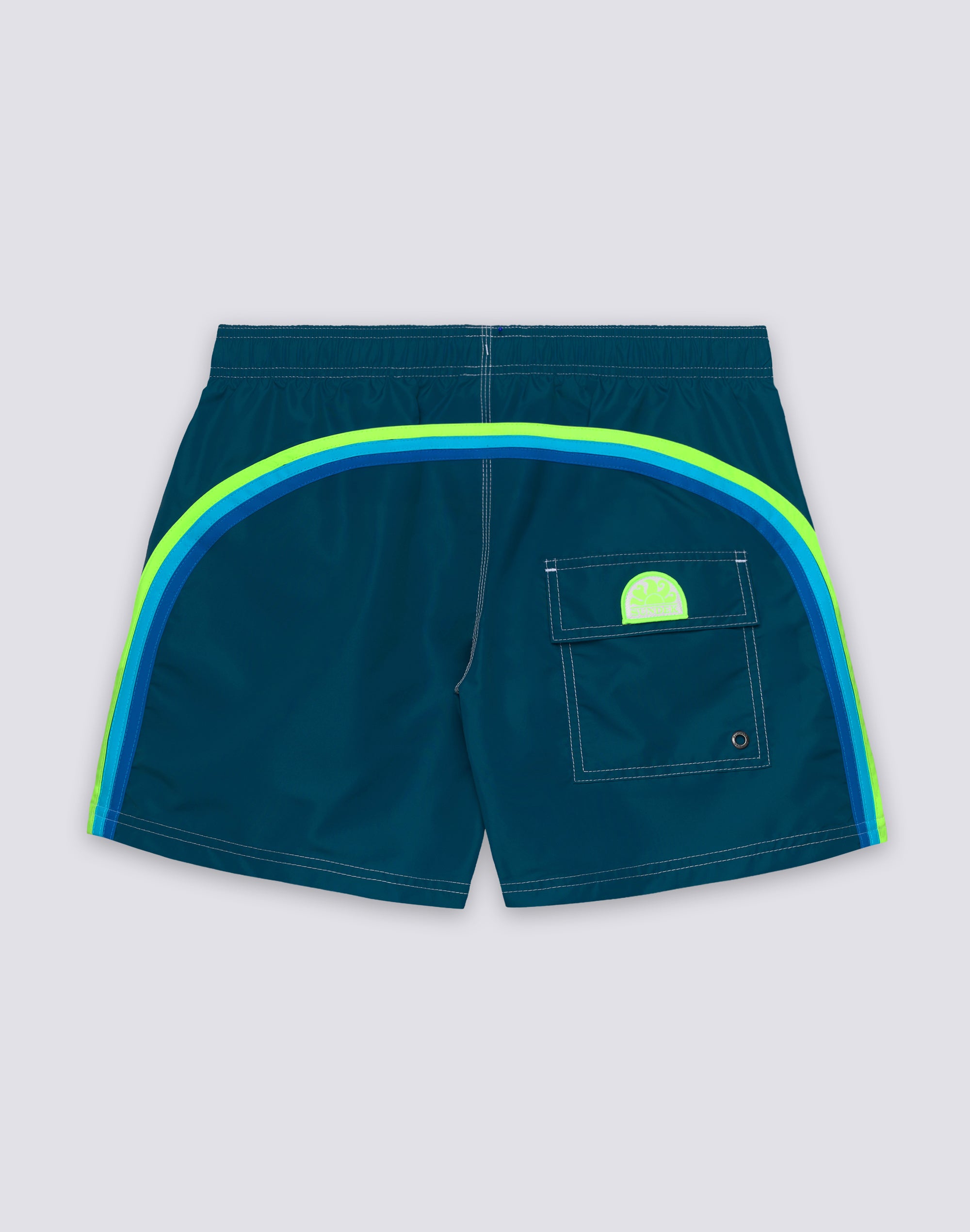 sundek-m504bdta100-costume-da-bagno-uomo-corto-iconic-taffeta-rainbow image 1