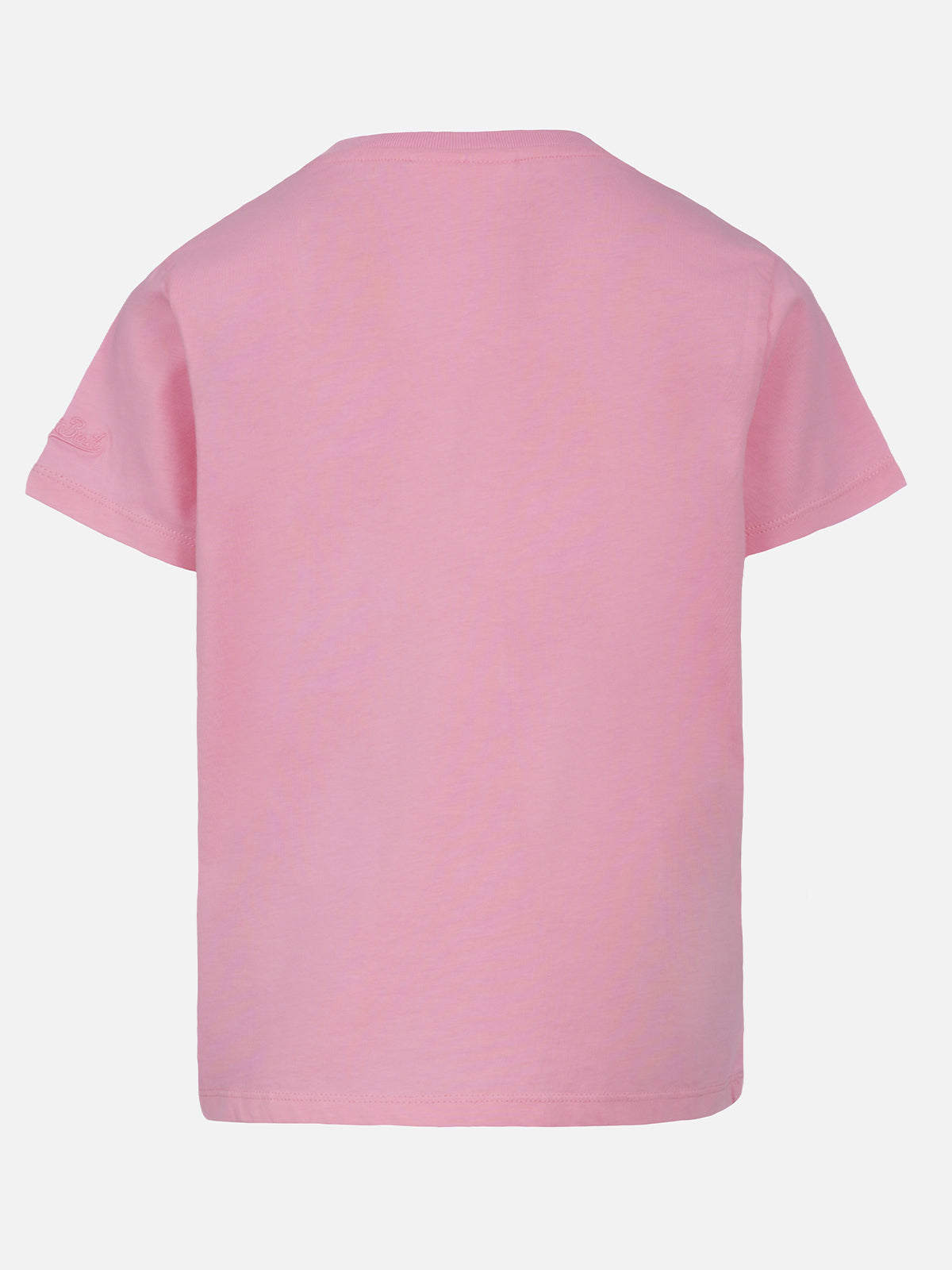 mc2-saint-barth-elly-t-shirt-bambina-girocollo-in-jersey-di-cotone-rosa image 2