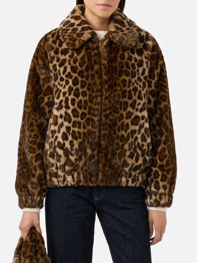 mc2-saint-barth-aveline-giacca-donna-in-faux-fur-leopardata image 1