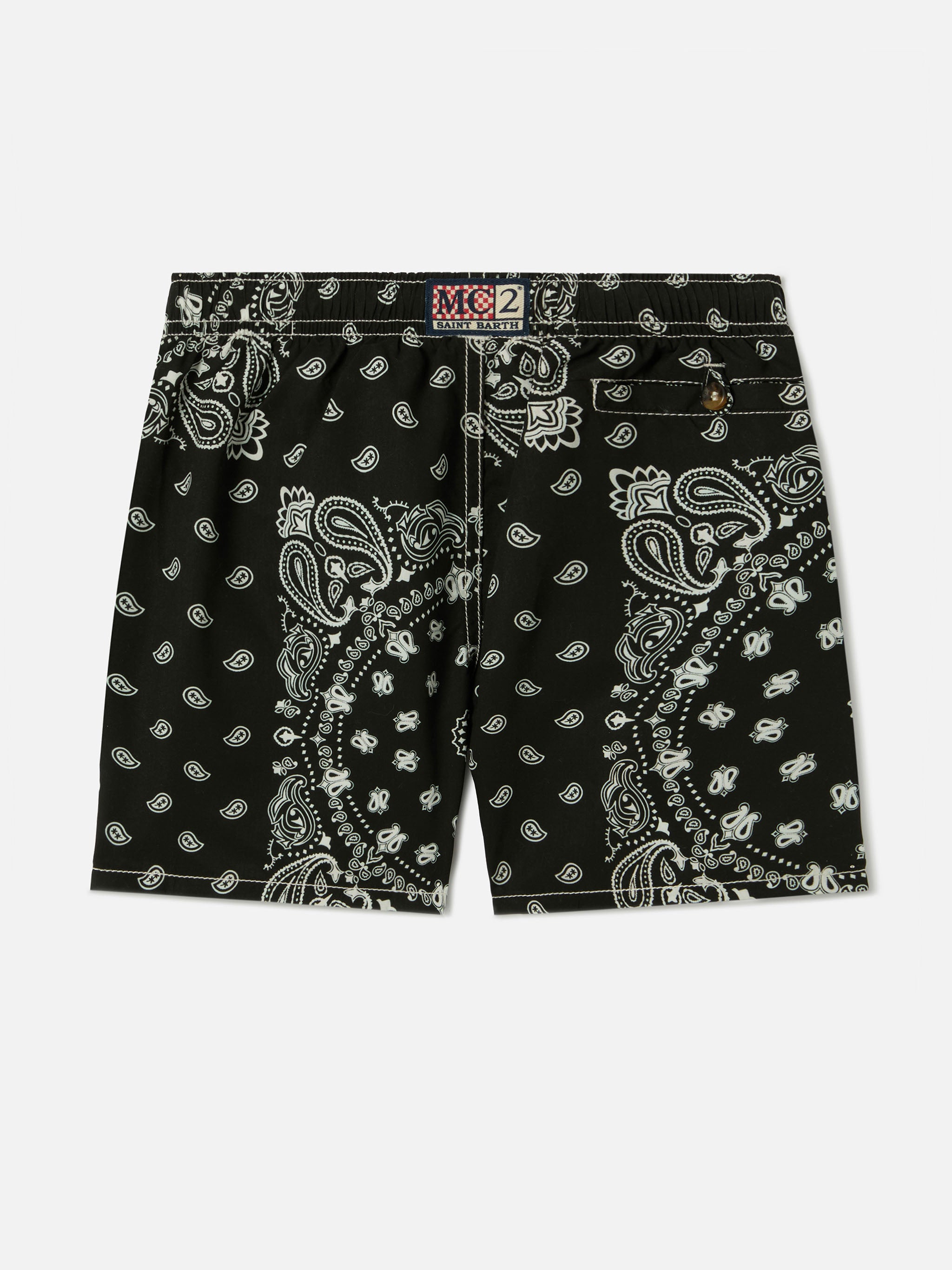 mc2-saint-barth-costume-caprese-jr-bambino-nero-stampa-bandana image 2